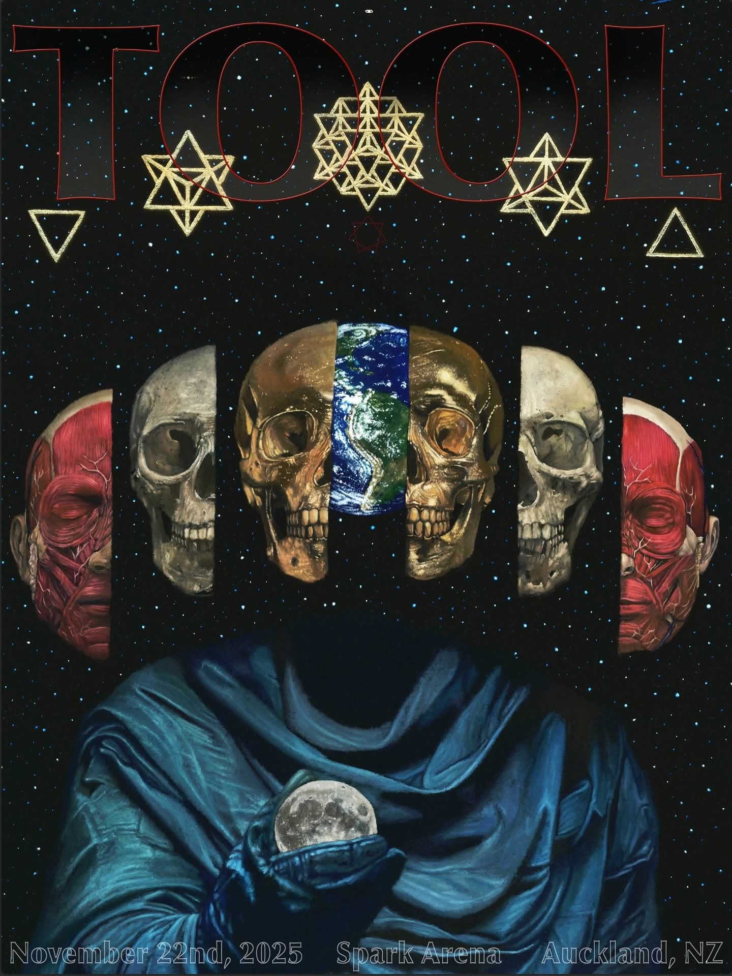 Our Auckland, NZ 2025 Night 1 poster is designed by the great