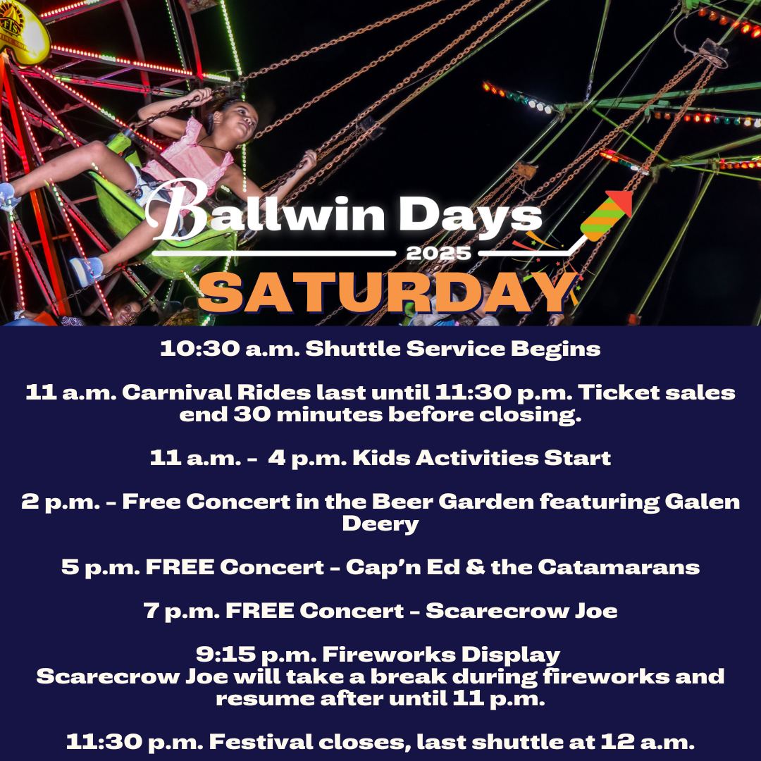 City - 🎉Ballwin Days starts next week!!🎉 Join us Thursday, August 14th ...