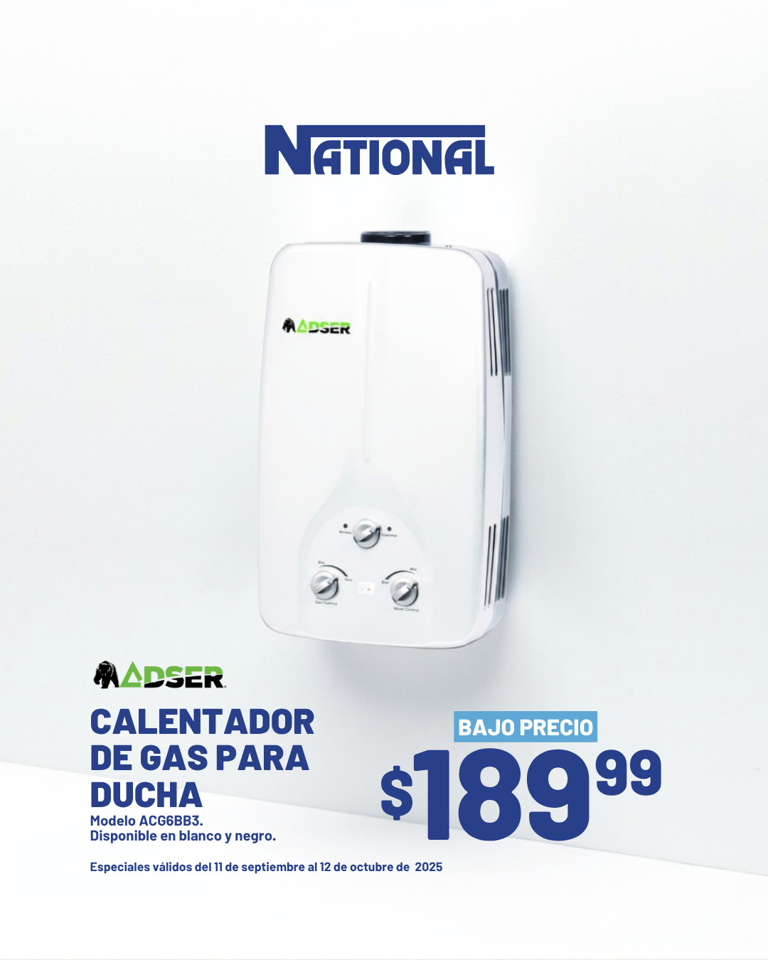 🚿 Con el Calentador de Agua... - National Lumber & Hardware | Facebook