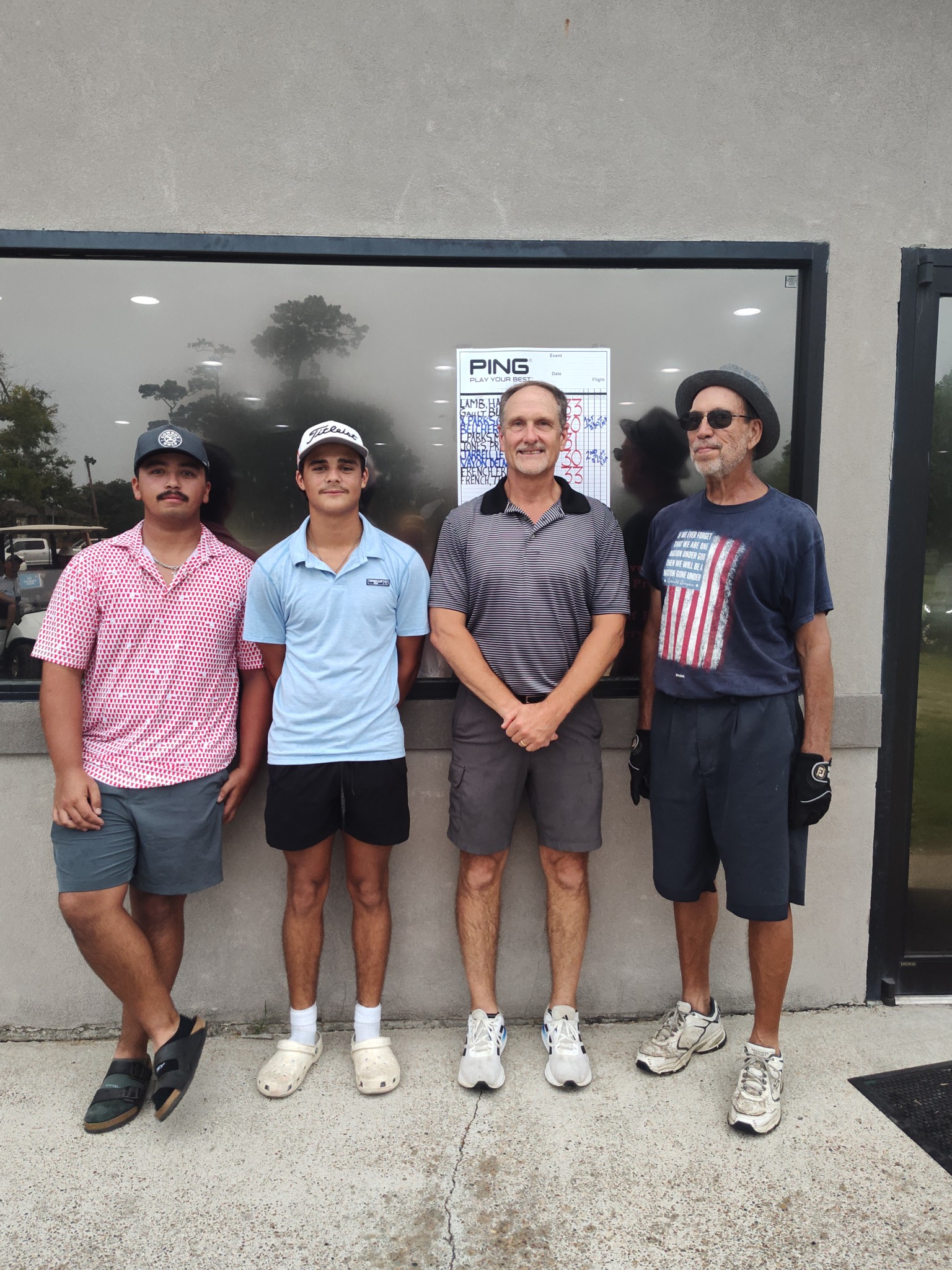 Sunset - 1st place Thursday Scramble winners are Xander Parks, Gavin ...
