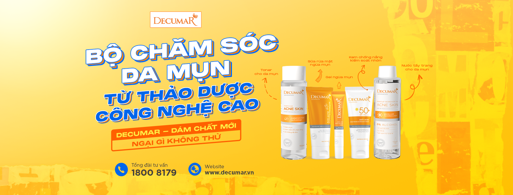 Decumar - Gel trị mụn, ngừa thâm sẹo | Hanoi