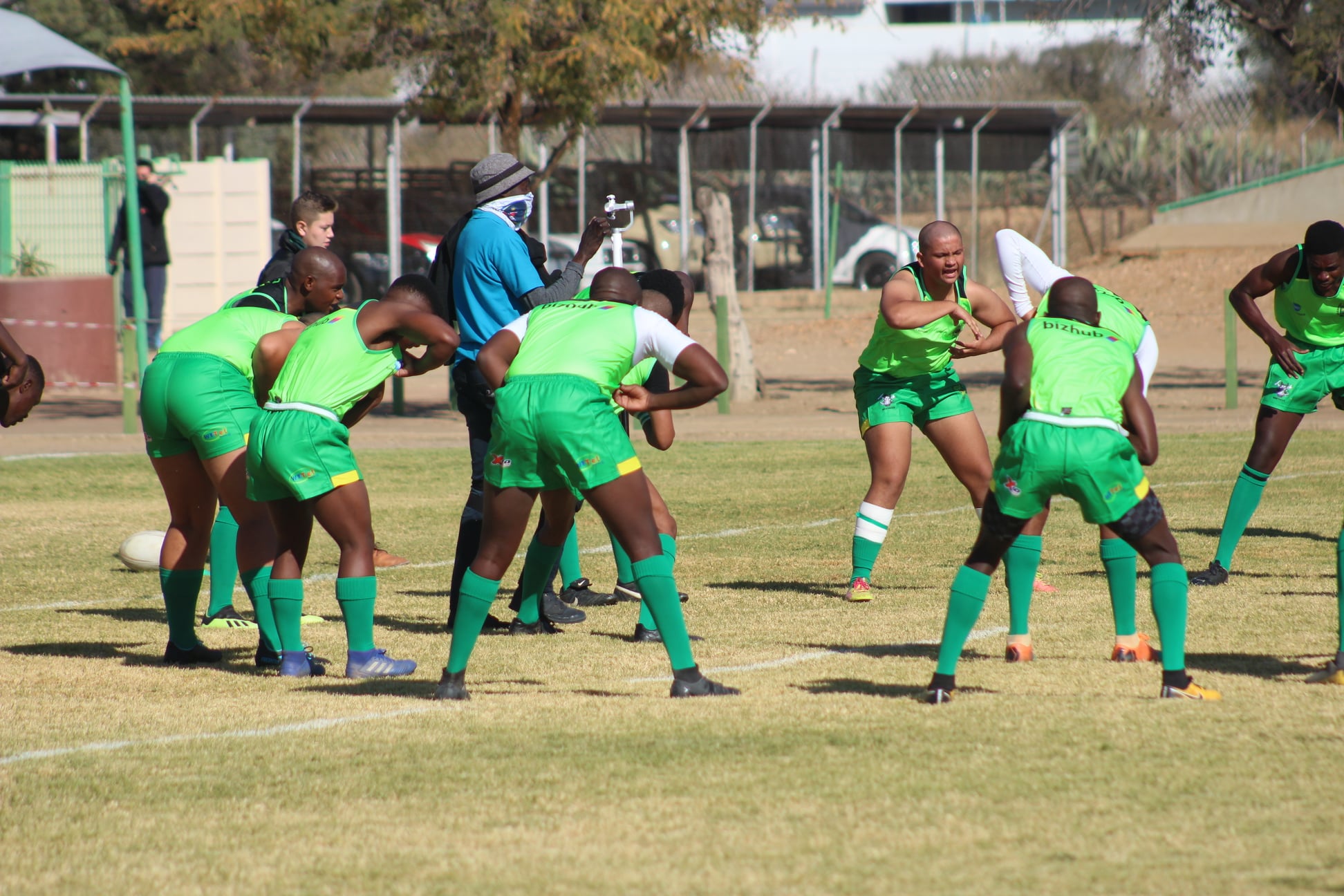 My Zone - The spirits are high at the HTS sports field in...