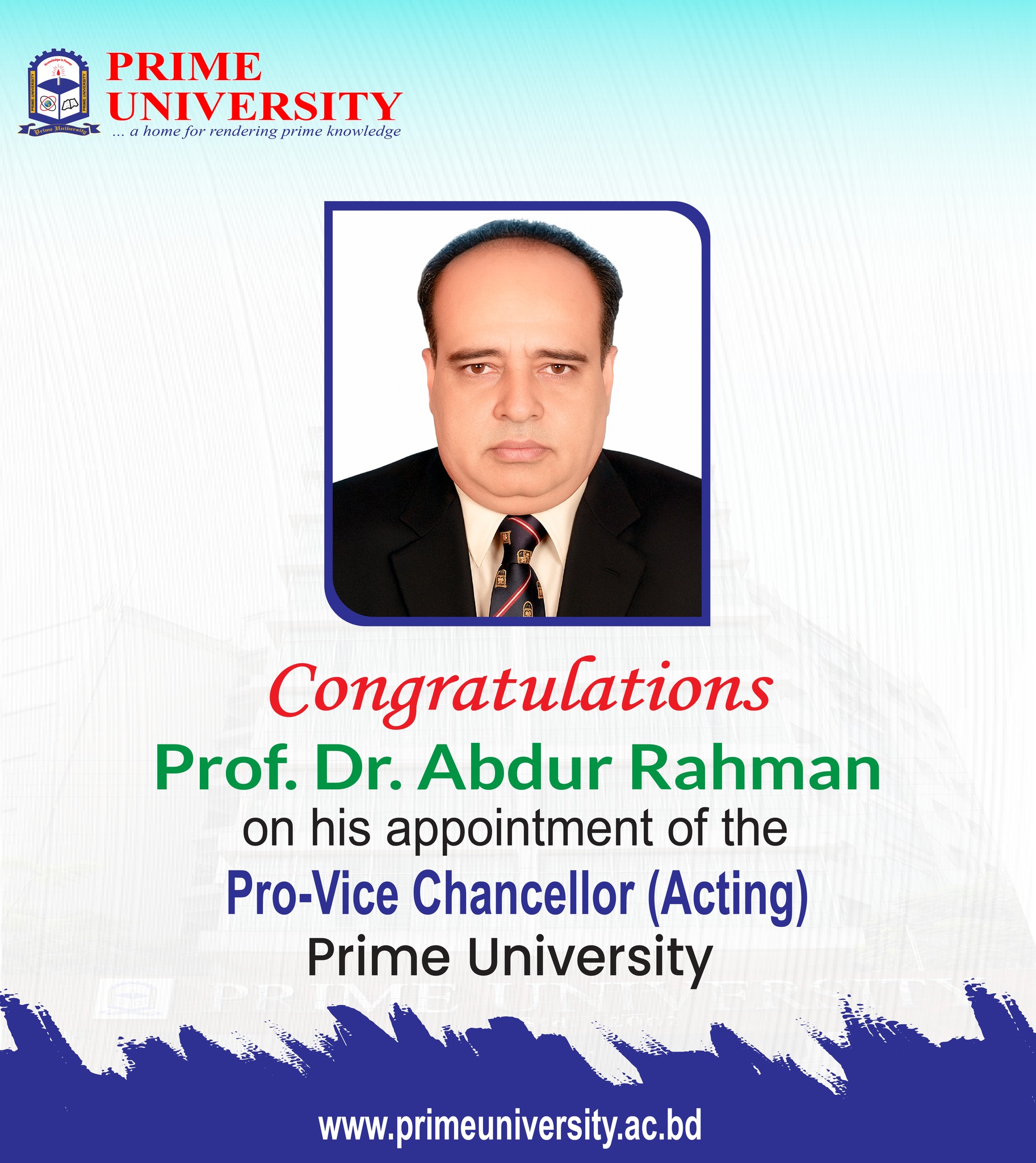 Department of CE, Prime University