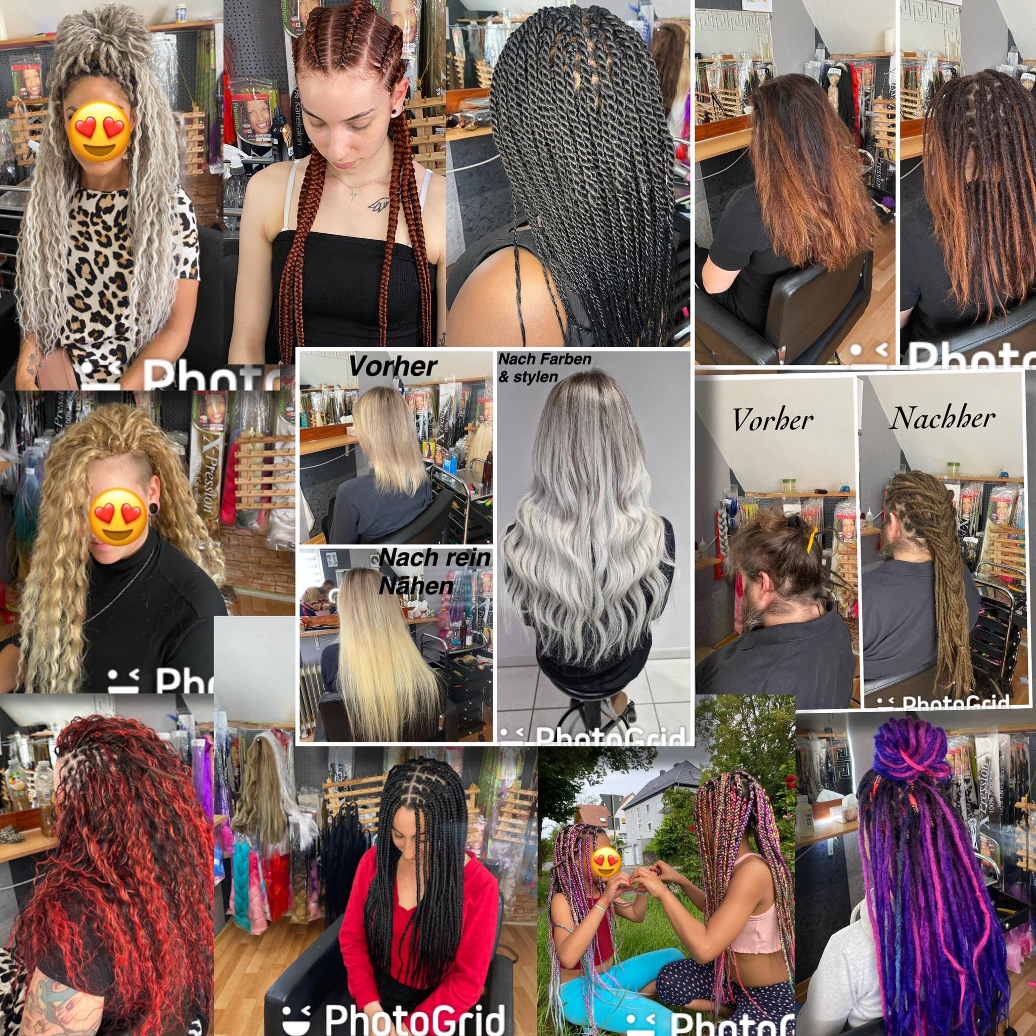 Hairsty... - Hairstylist-Rastazöpfe, Braids, Conrows Hof Saale