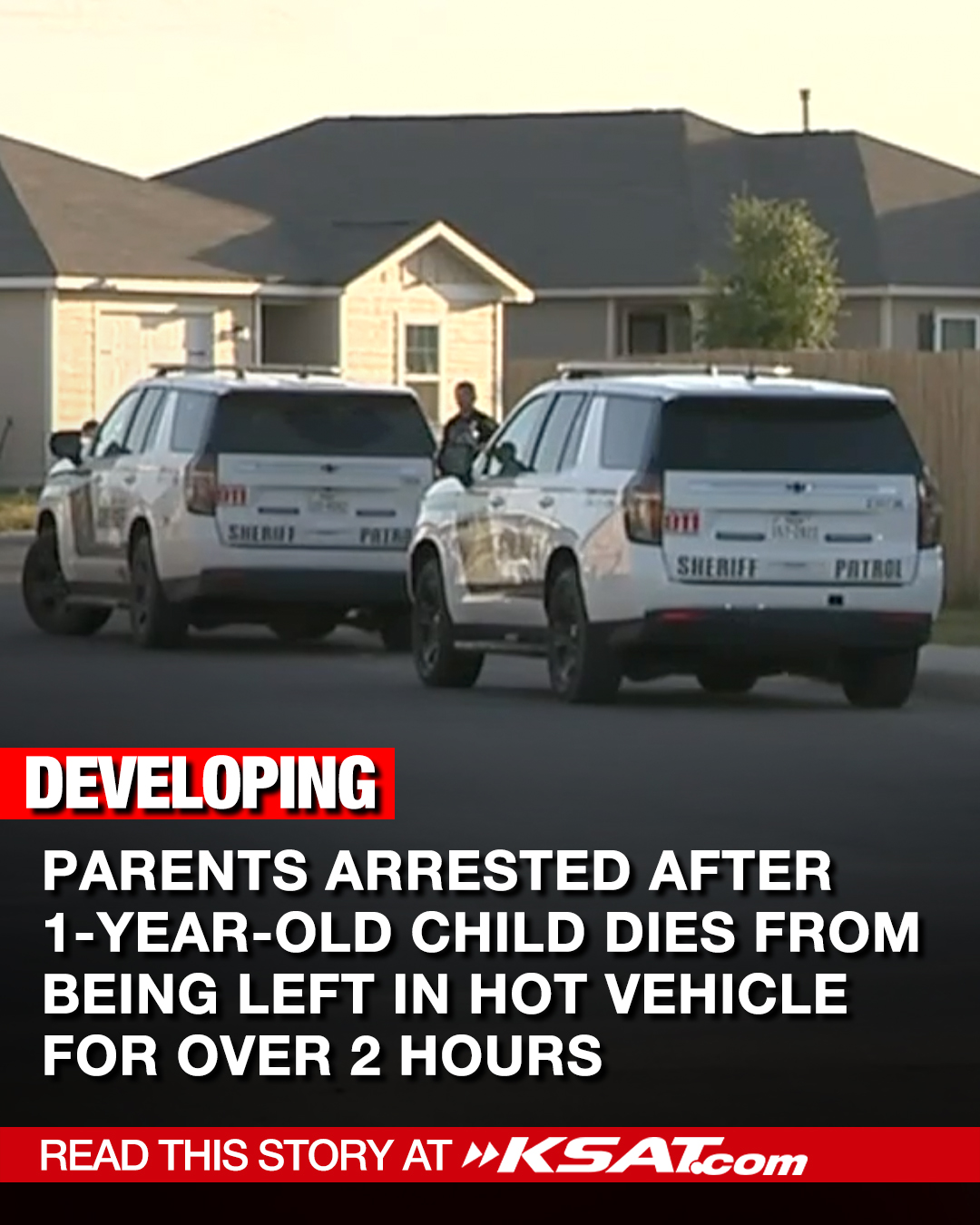 KSAT - DEVELOPING- Two parents were arrested after their 1-year-old ...
