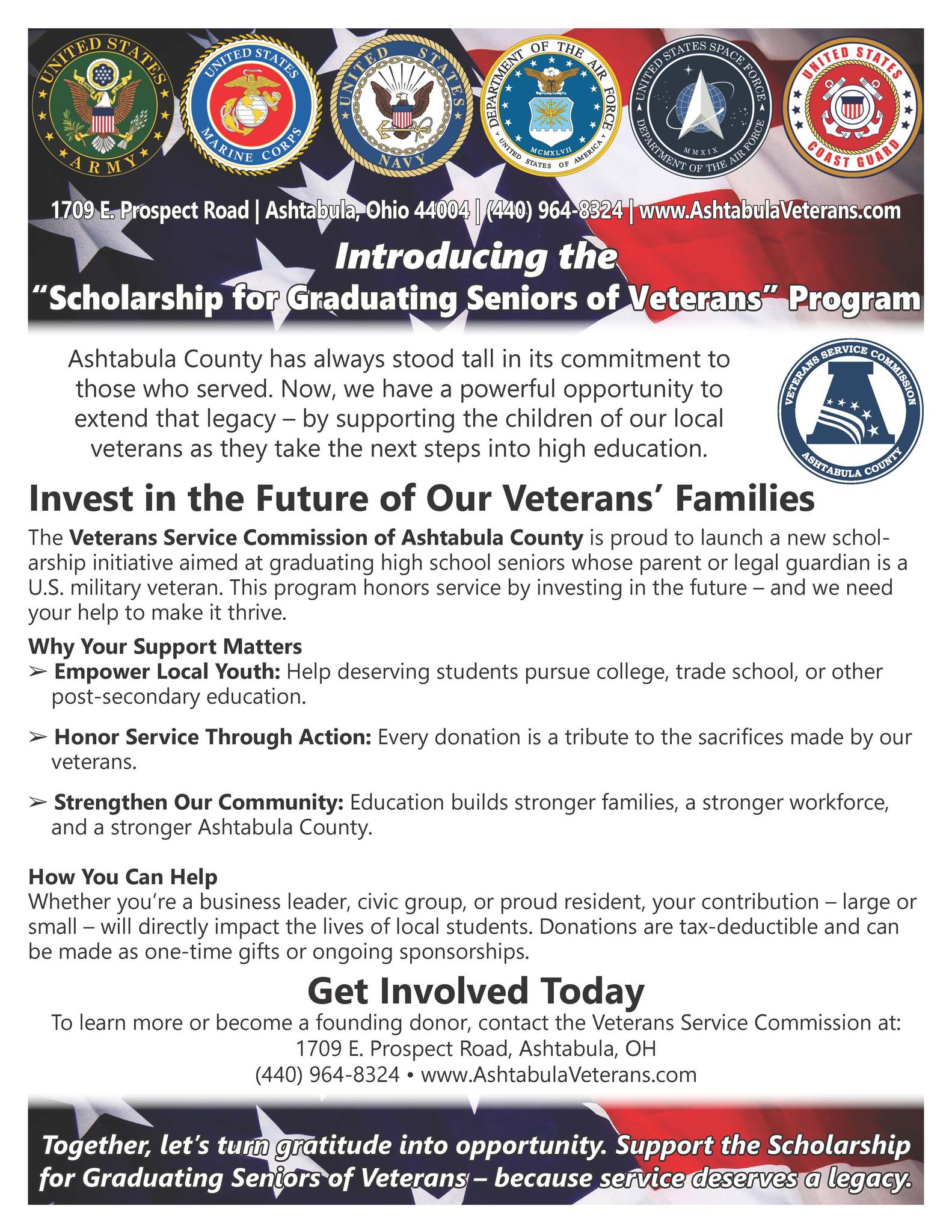 Ashtabula - 🎓🇺🇸 Introducing the First-Ever VSC Scholarship Program! 🇺🇸🎓 ...