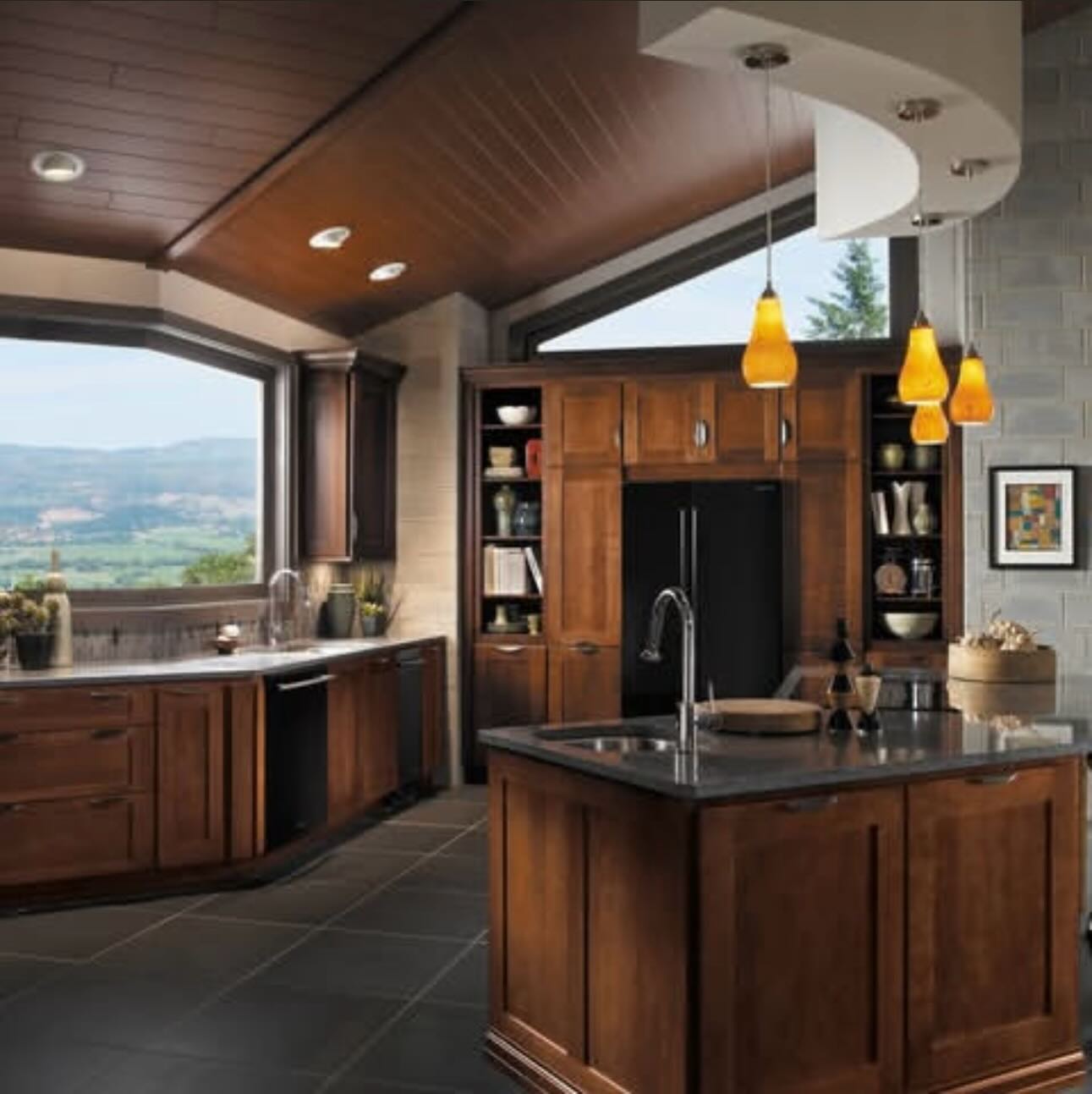 Chester - In this kitchen design, every line, every angle, even the ...