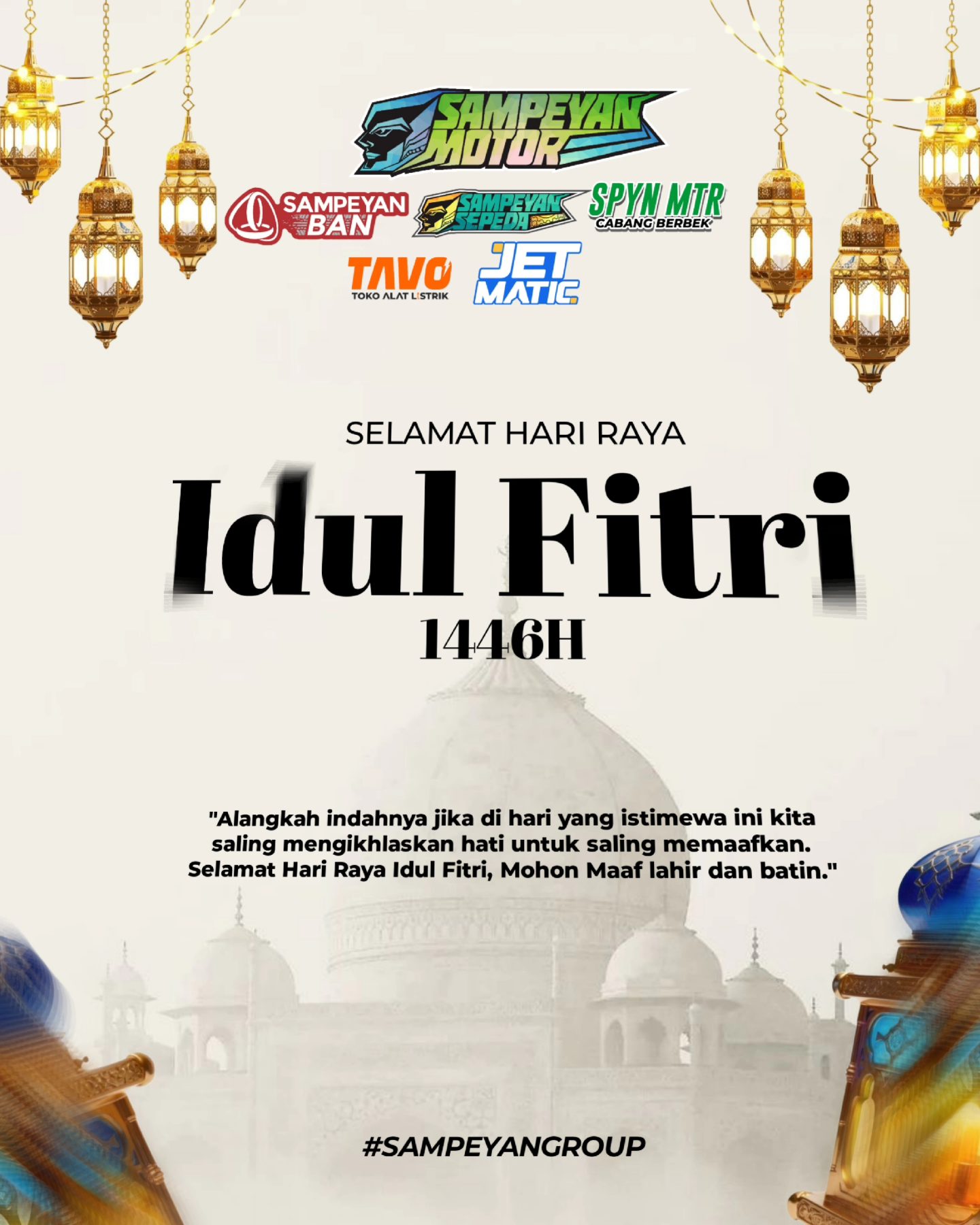 Sampeyan - Happy Eid Mubarak 2025 . . Selamat Hari Raya Idul Fitri ...