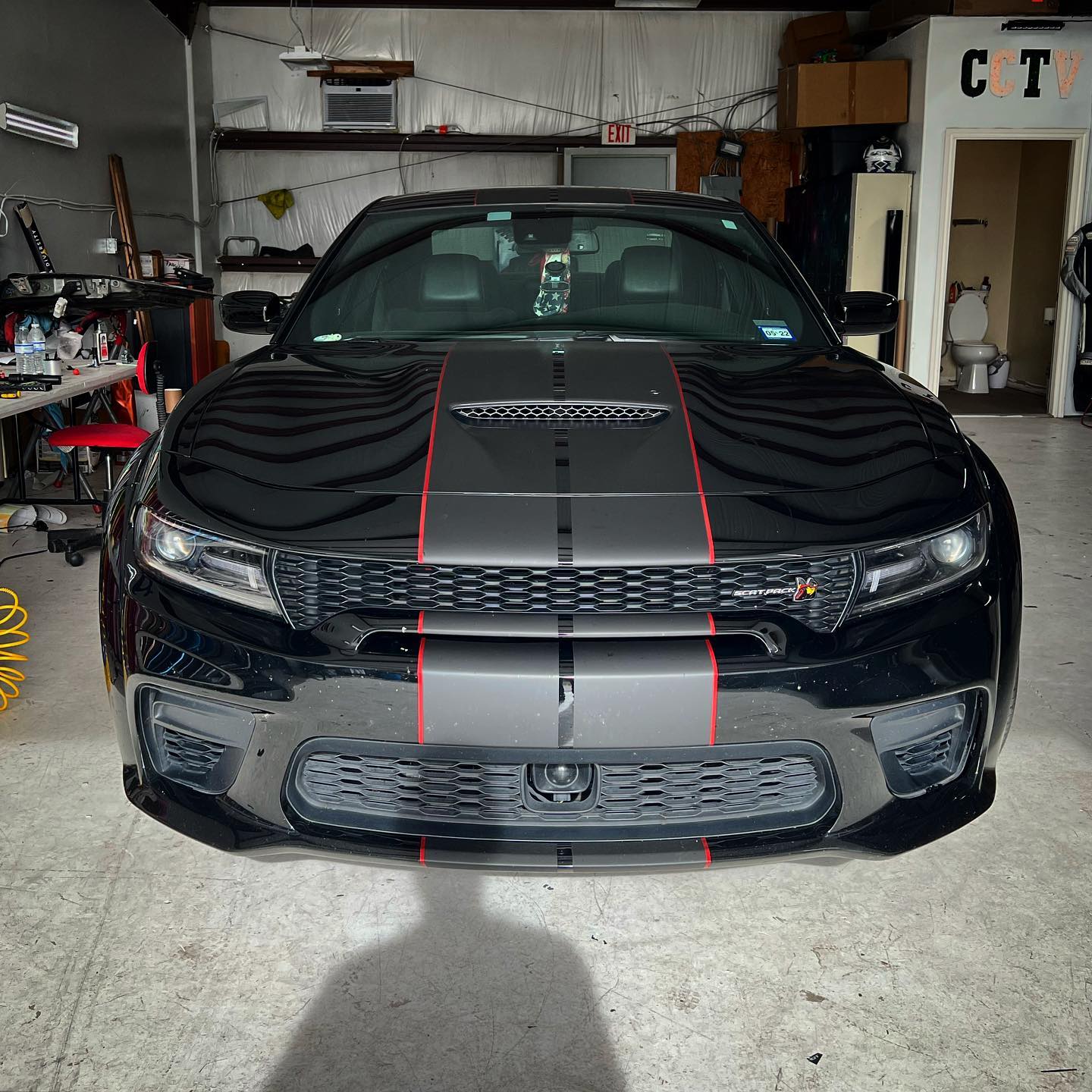 We installed racing stripes on... - Black Label Auto Styling