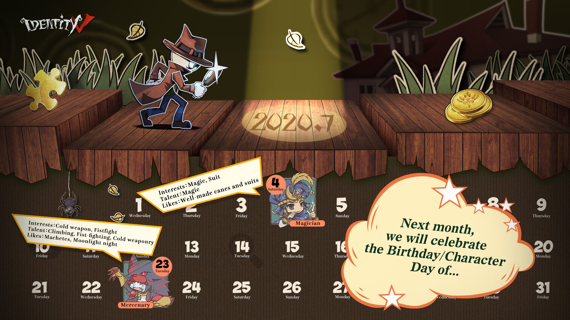 Identity V - Derivative] -2021 calendar -can be reserved from