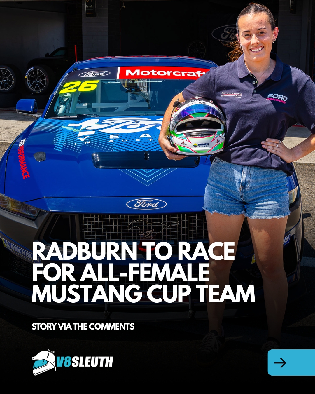 V8 - “I don’t expect to be running at the back. It’s not a token effort ...
