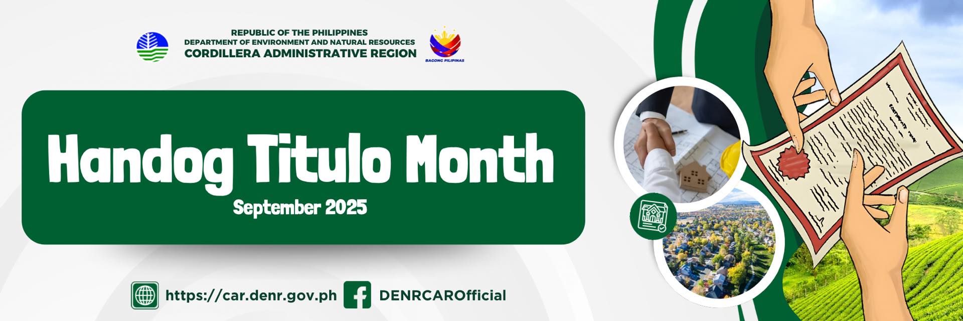 Handog Titulo Month - DENR Cordillera Administrative Region | Facebook