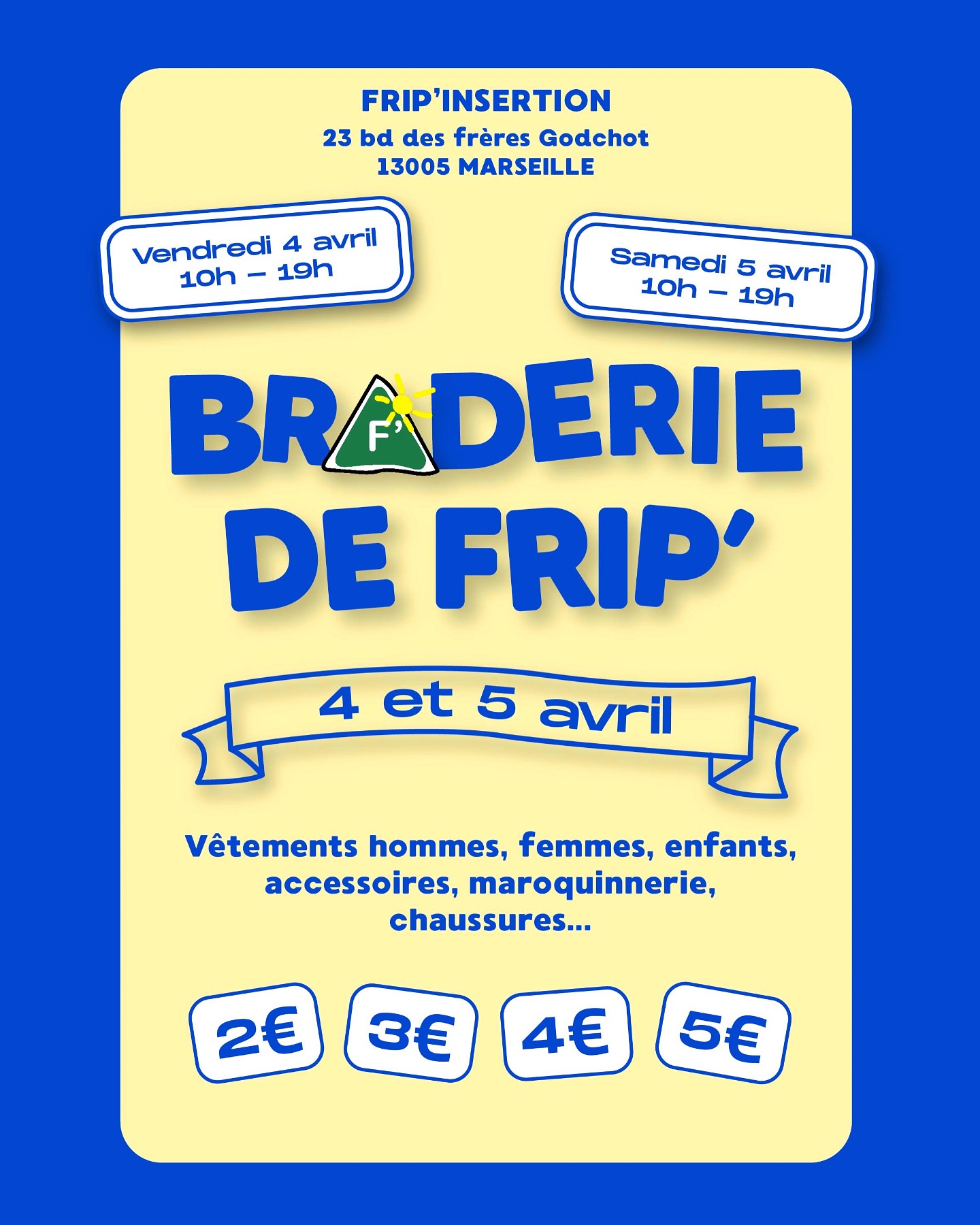FRIP Insertion - SAVE THE DATE !! 🗓️ Vendredi 4 et samedi... | Facebook