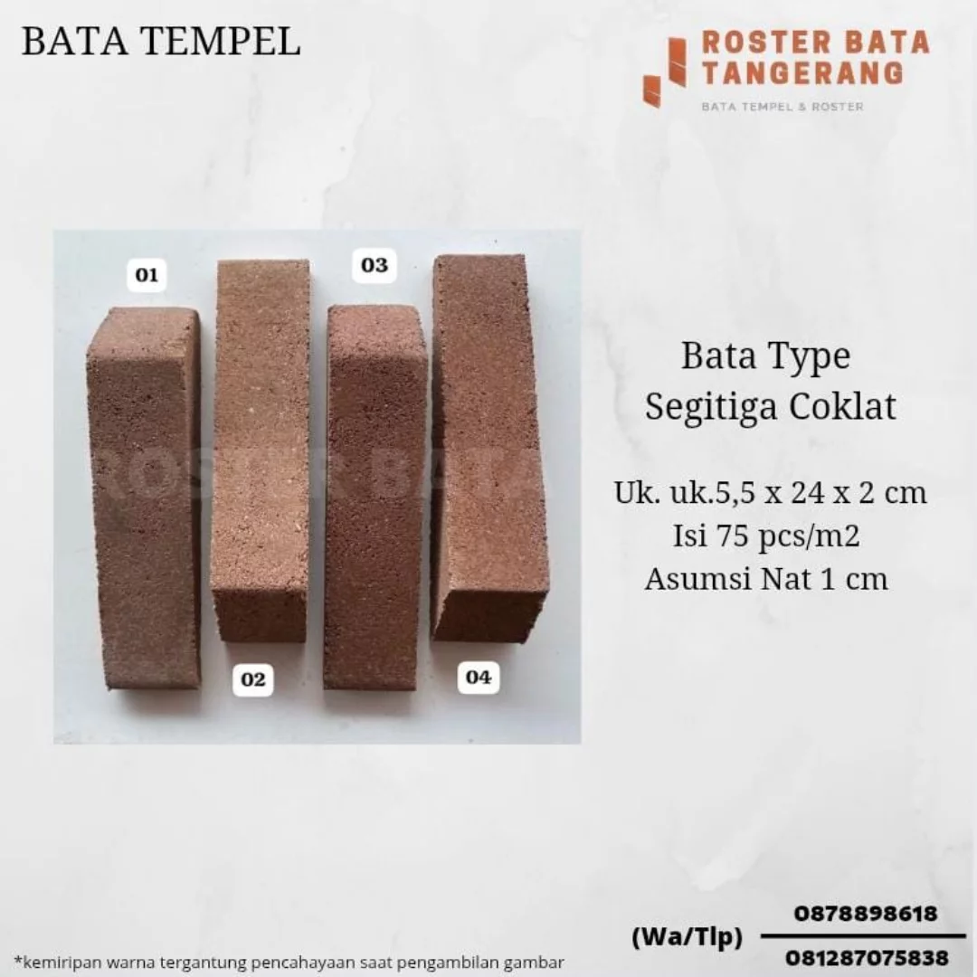 Roster - Roster Bata Tangerang Berbagai macam Type Roster , Bata Tempel ...