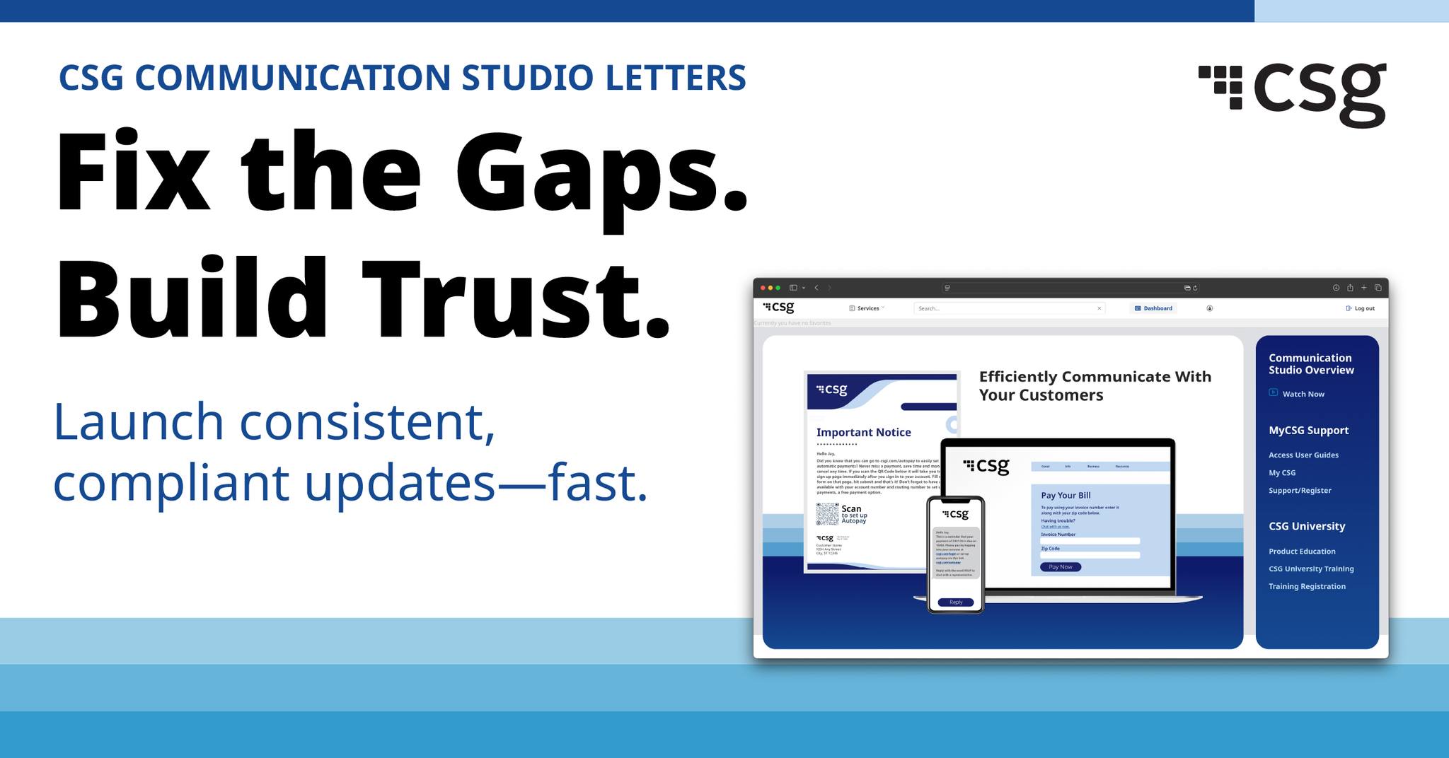 CSG - Why wait weeks for IT to update a simple message? 💬 💫 With the ...