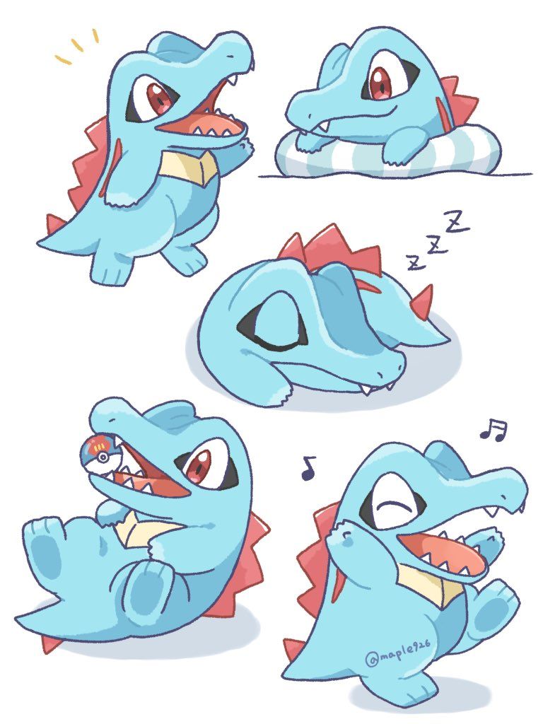 🩵Totodile🩵 my sweet angel #pokemon #art #babyblue #Artist