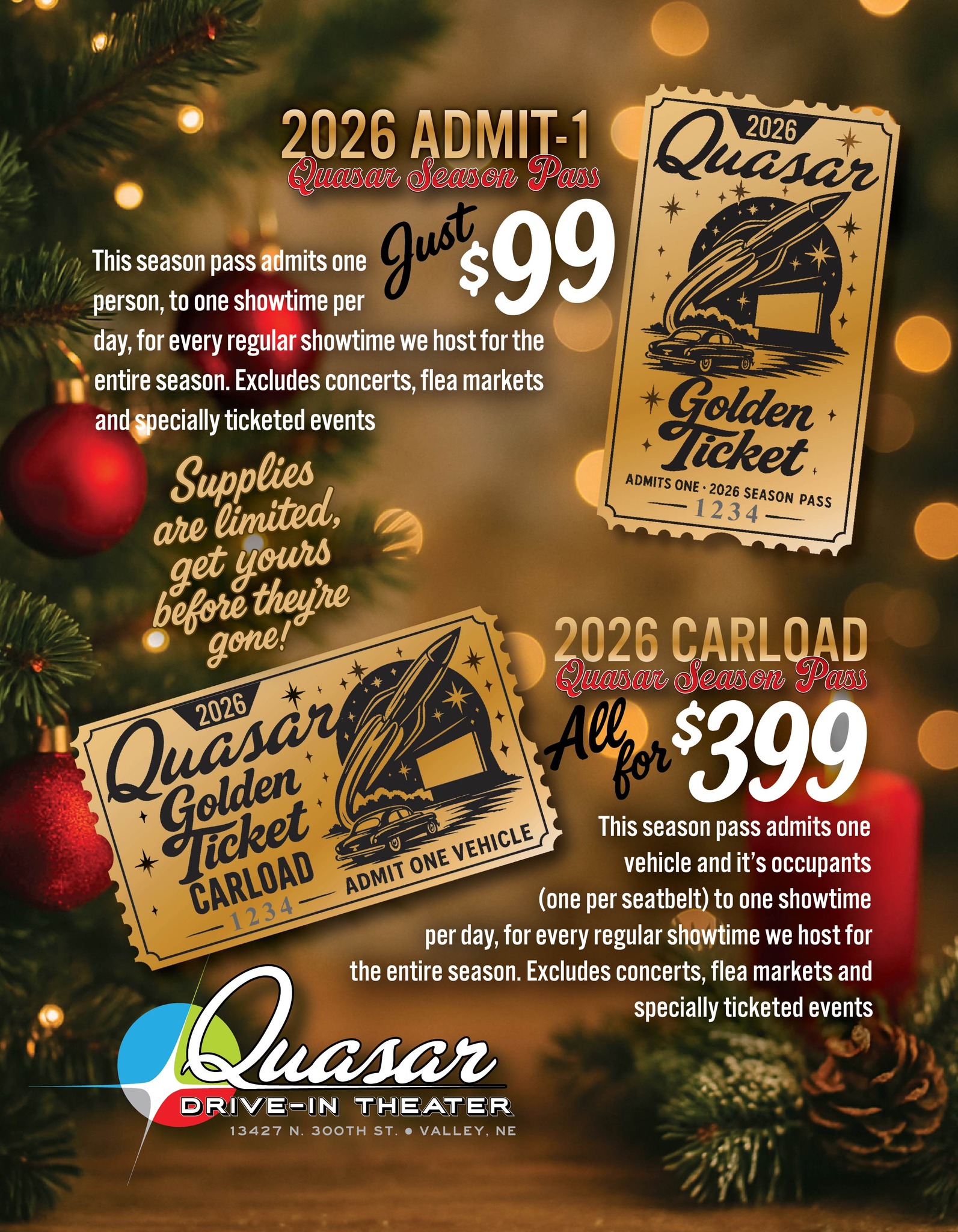 Quasar Drive-In Theater added a... - Quasar Drive-In Theater