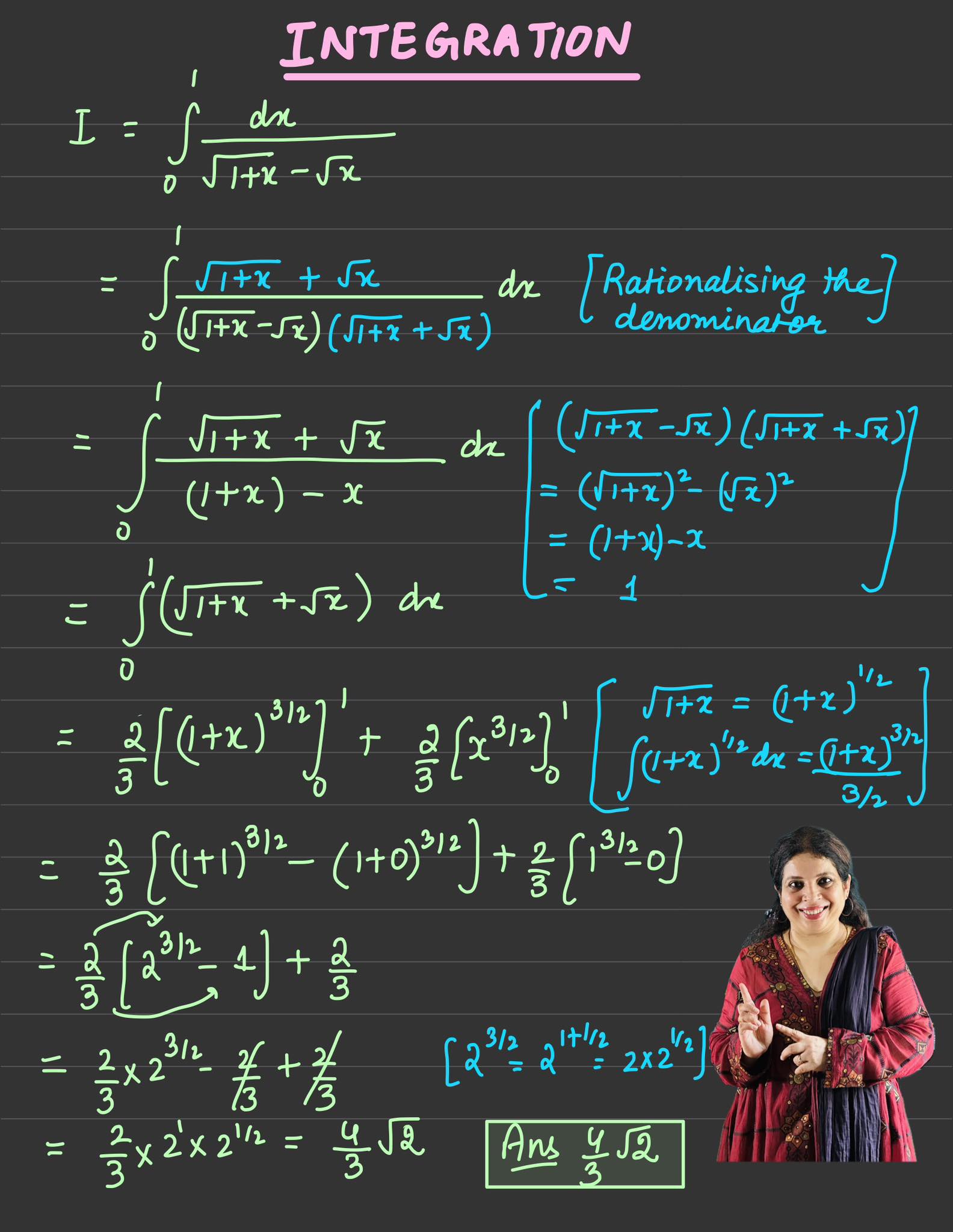 Concepts - Step by step integration problem - making math simpler, one ...