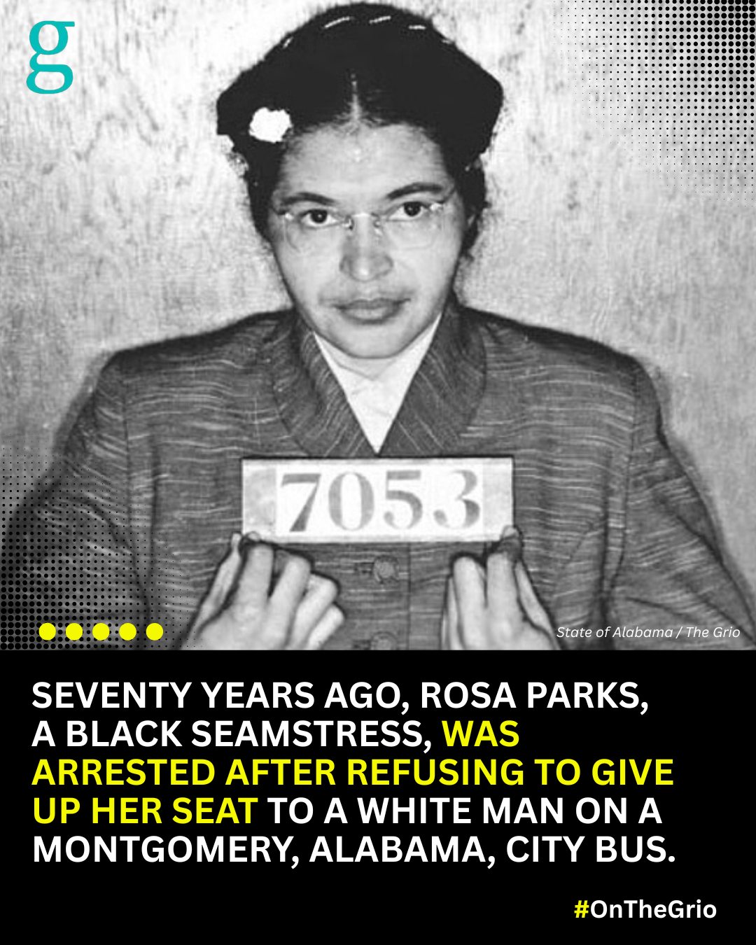 TheGrio - Rosa Parks sat on a Montgomery bus in 1955 and refused to ...