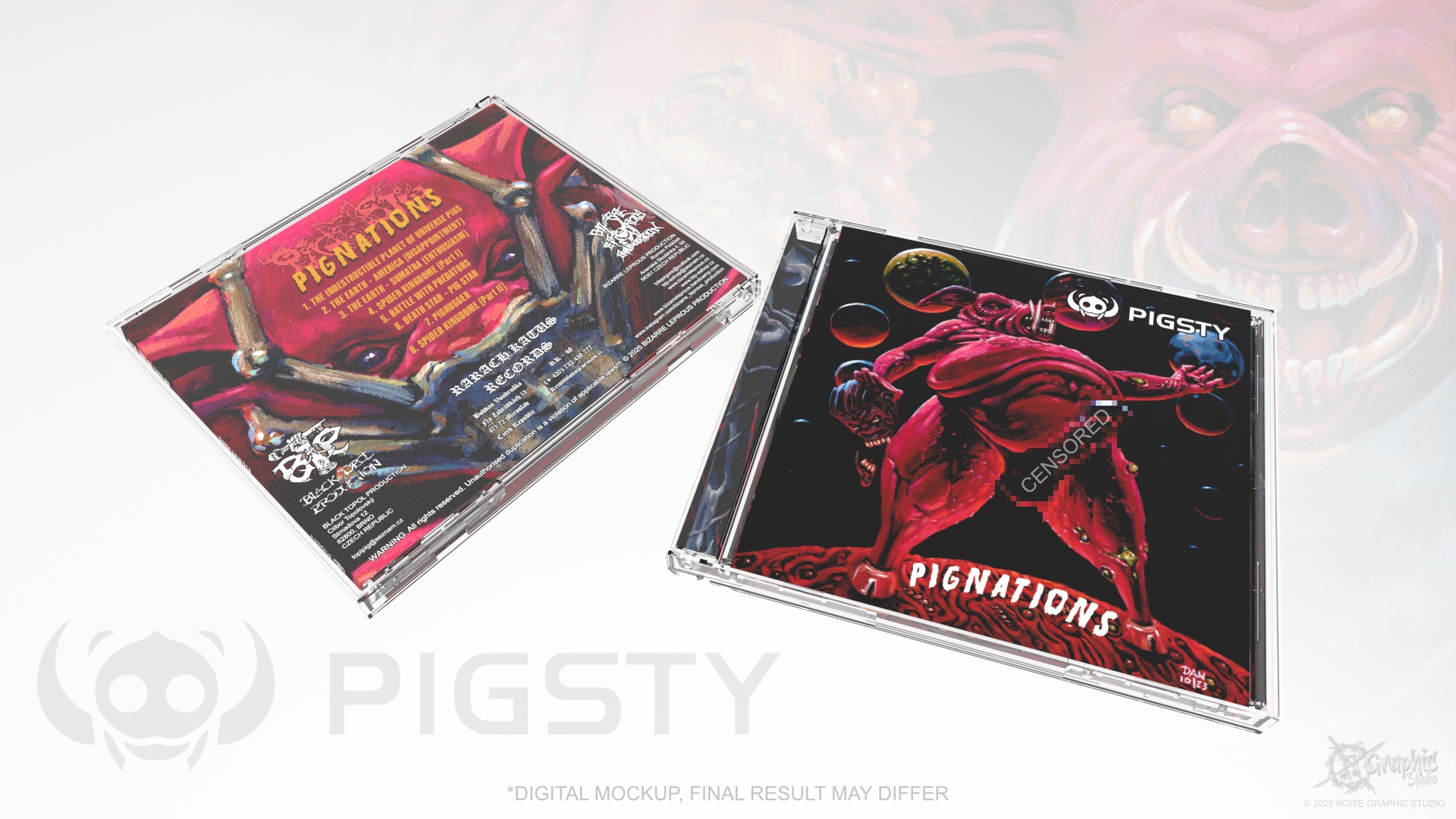 PRE-ORDERS HAVE STARTED! BLP 0375 Pigsty- Pignations CD coming 