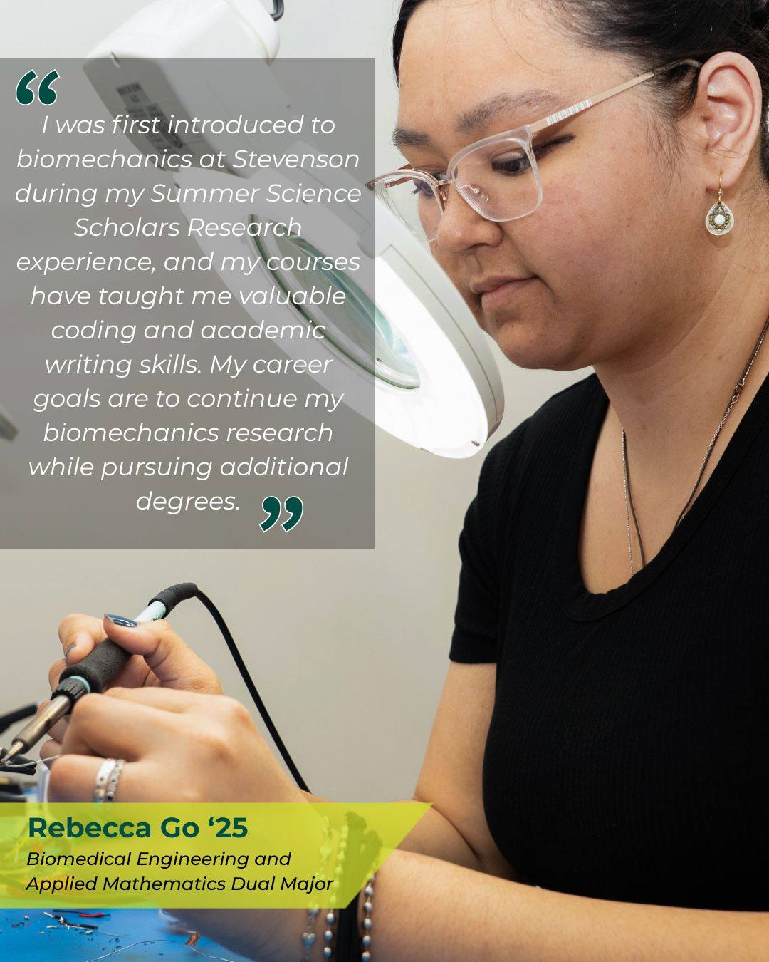 Stevenson - Meet Rebecca Go! Rebecca is currently a graduate student at ...