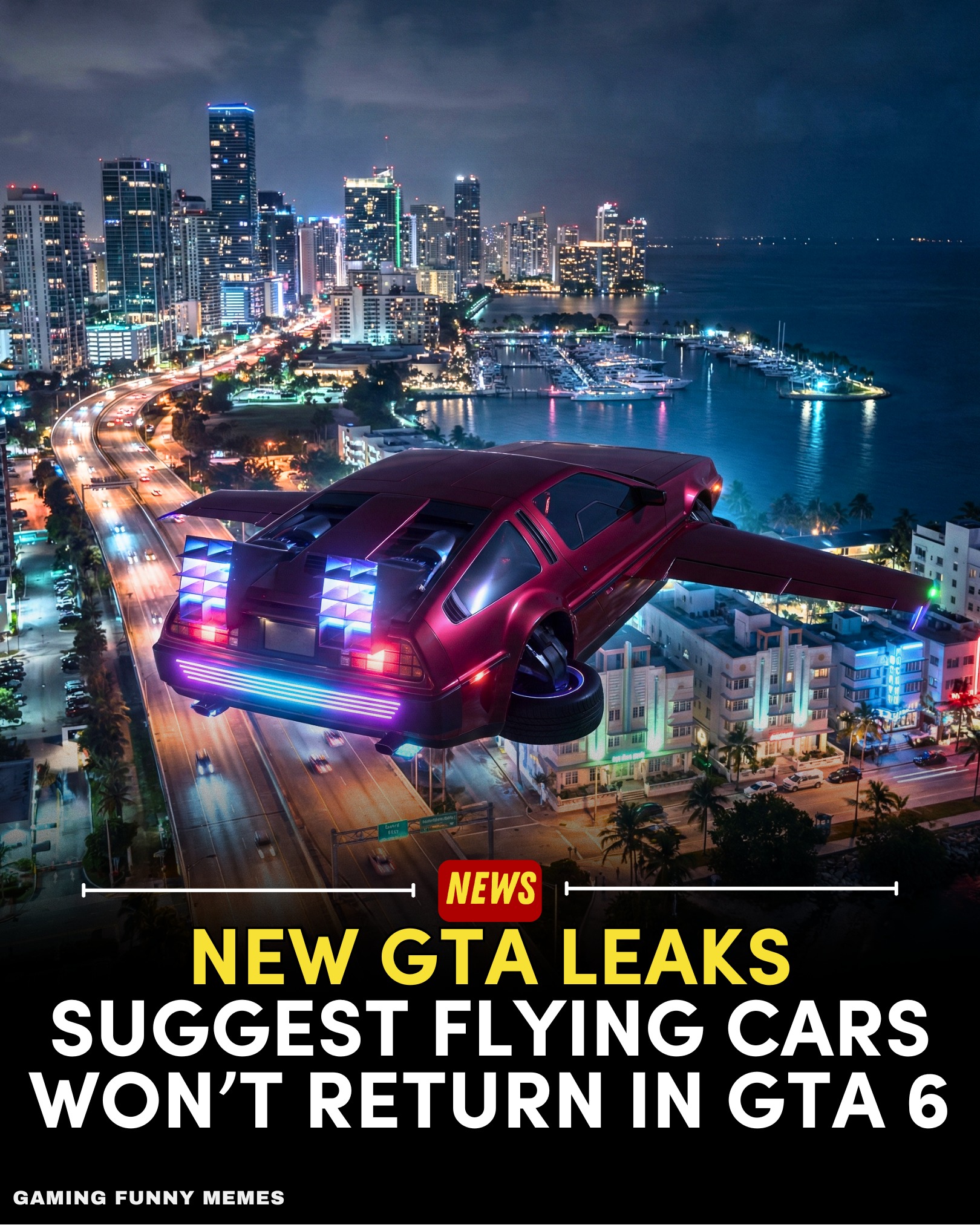 New GTA leaks suggest flying cars... - Gaming funny memes | Facebook