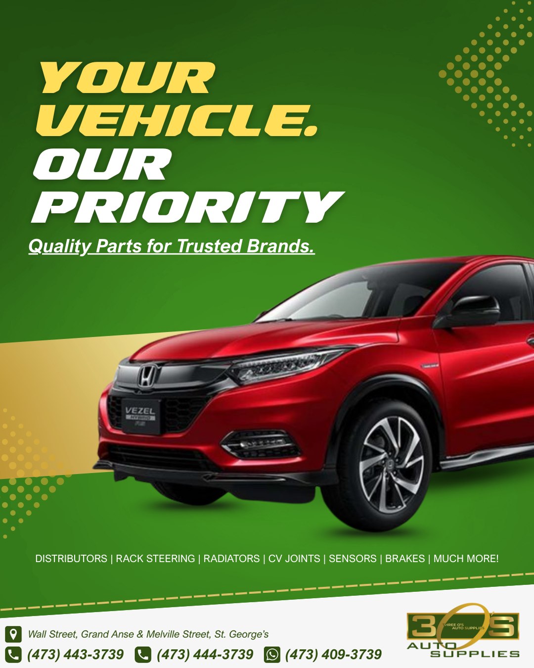 Three O's Auto Supplies Inc.