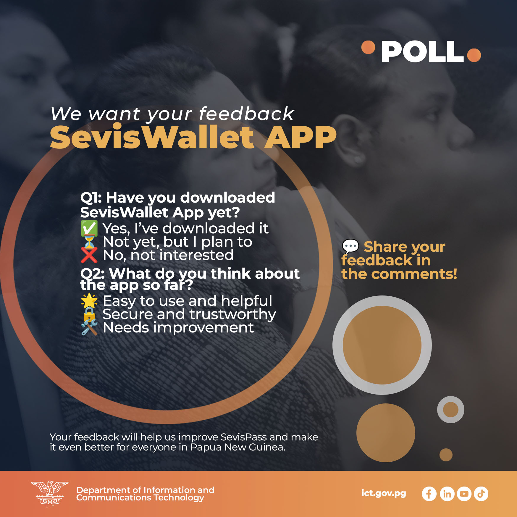 PNG - #Poll We want to hear your thoughts on the SevisWallet APP Share ...