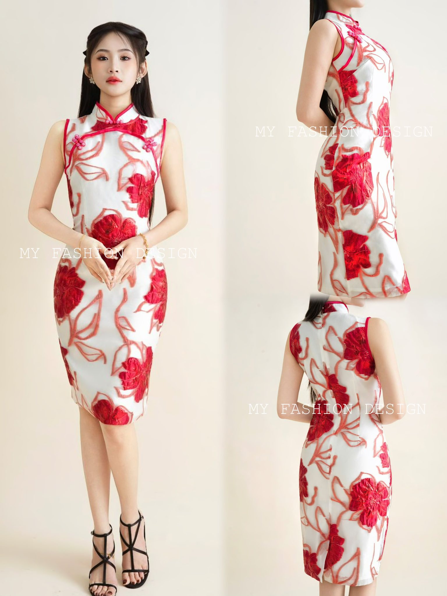 🏮• 独 家 金 卡 爆 款 旗 袍 •🏮 Purple • Red •... - My Fashion Design | Facebook