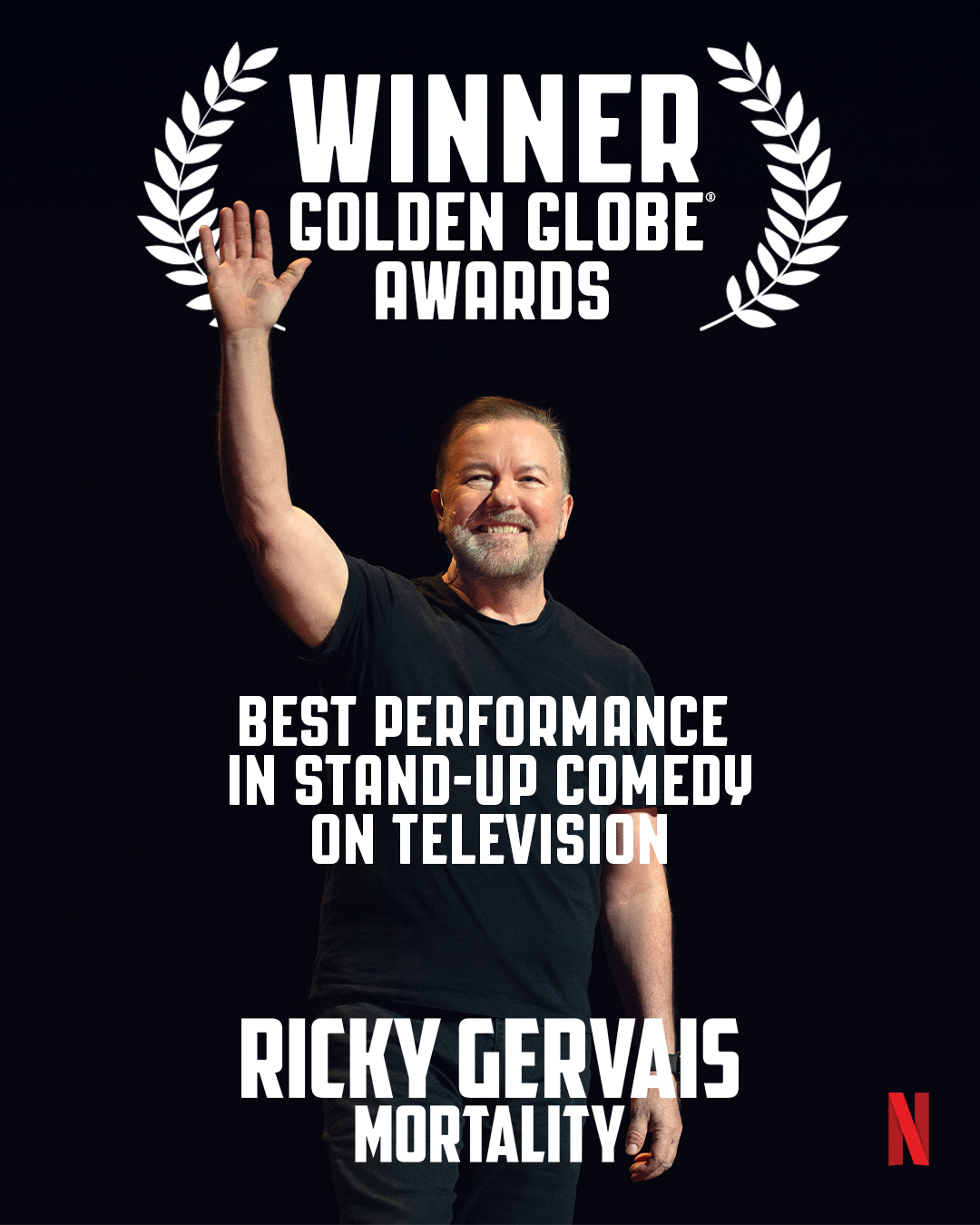 Congratulations to Ricky Gervais on... - Netflix Is A Joke | Facebook
