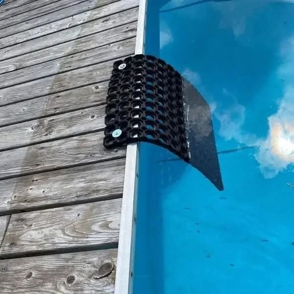 Rampe D'Évasion Grenouille Pour Piscine - Sauvetage Animaux, Flotteur Escamotable Bleu, Lot De 2, Protège Grenouilles, Abeilles, Canetons Et Petits Animaux
