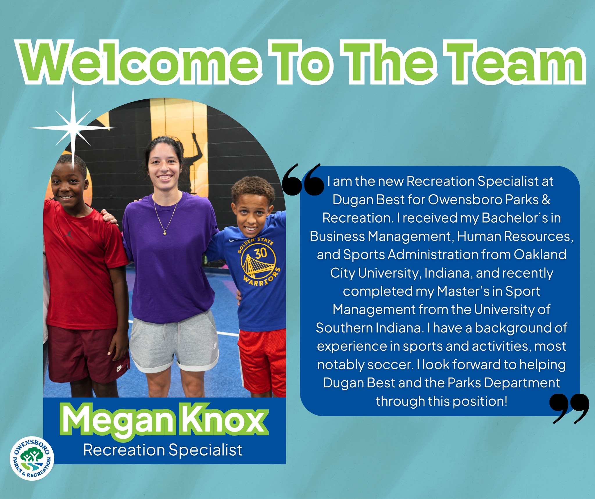 Owensboro - Welcome to the Team! We’re excited to welcome Megan Knox as ...