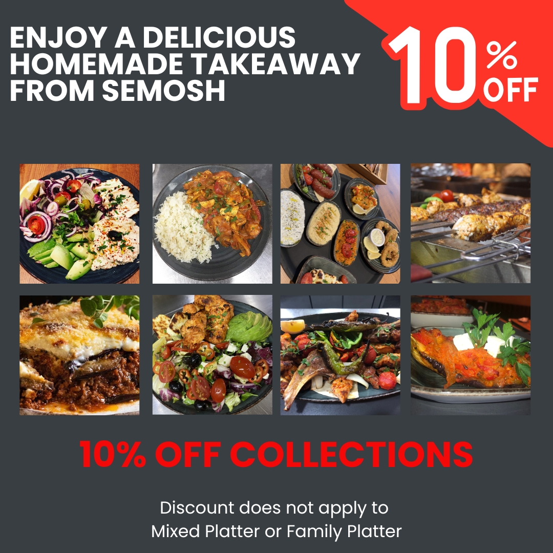 Semosh - Why not Wednesday with 15% off all food orders (Must include ...
