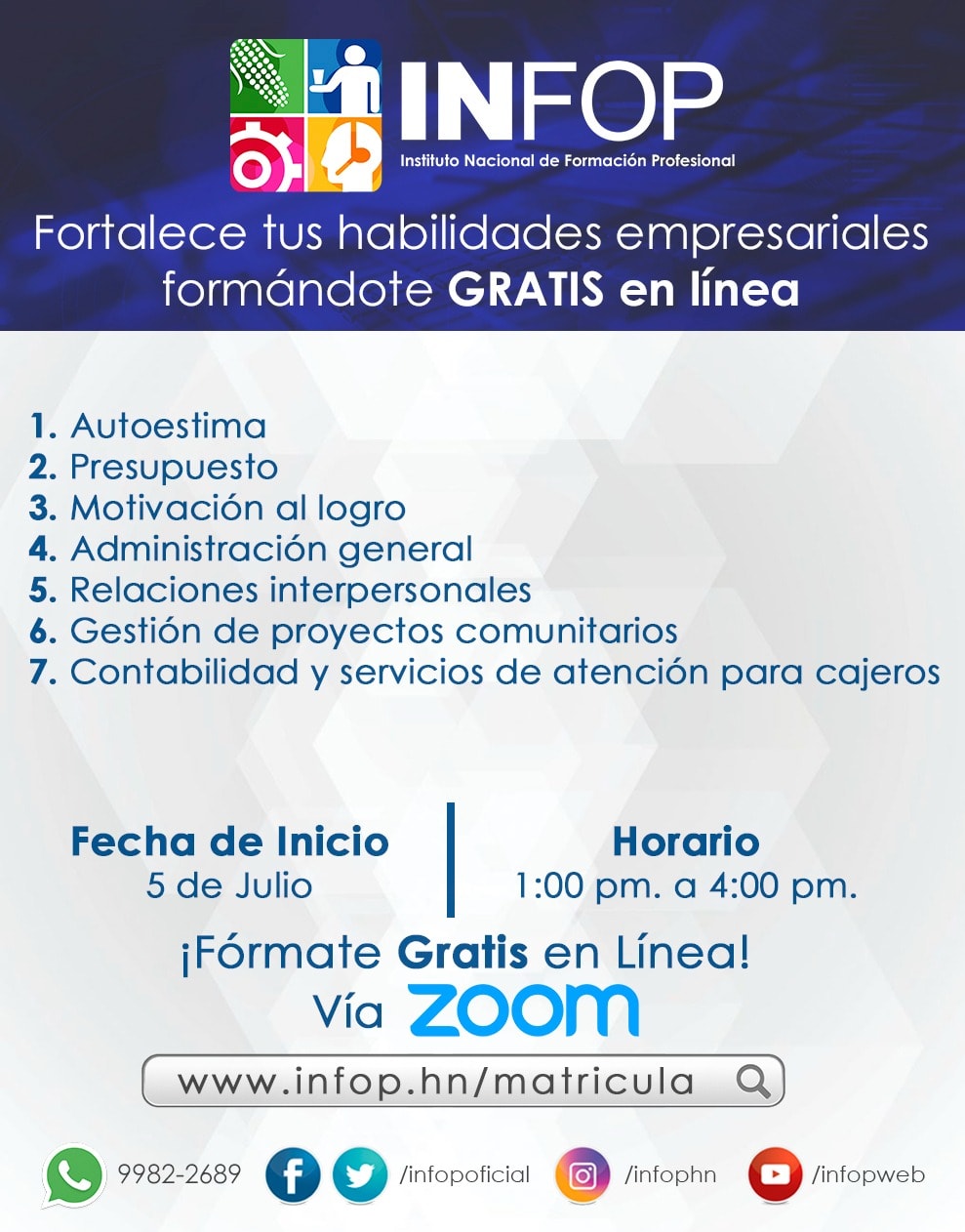 ¿Quiere... - Instituto Nacional de Formación Profesional INFOP | Facebook