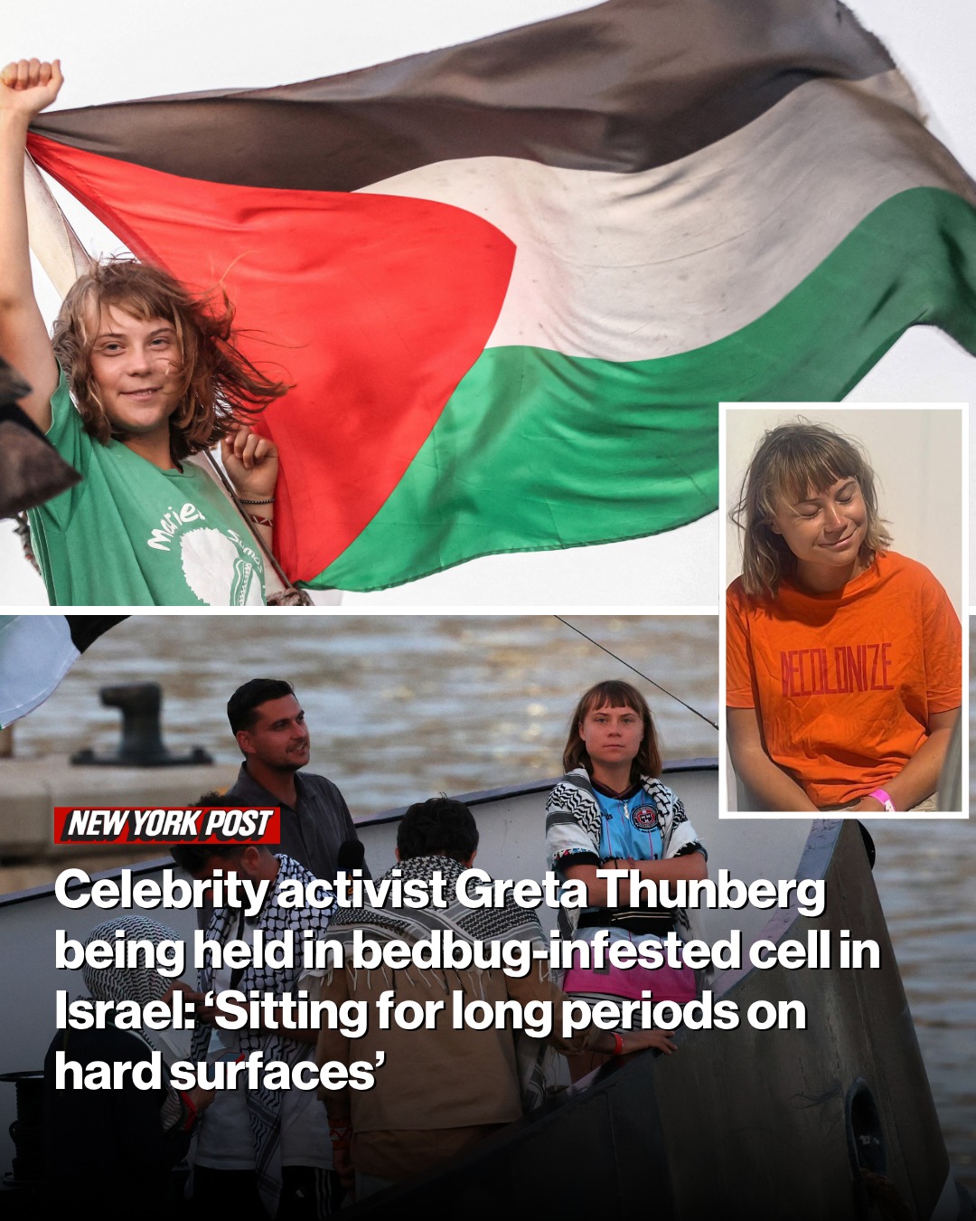 New York Post - Thunberg has complained of dehydration,... | Facebook