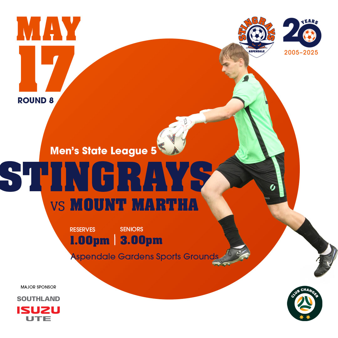 Aspendale - ⚽ Match Day Alert – Round 8 at Home! The MSL5 squads are ...