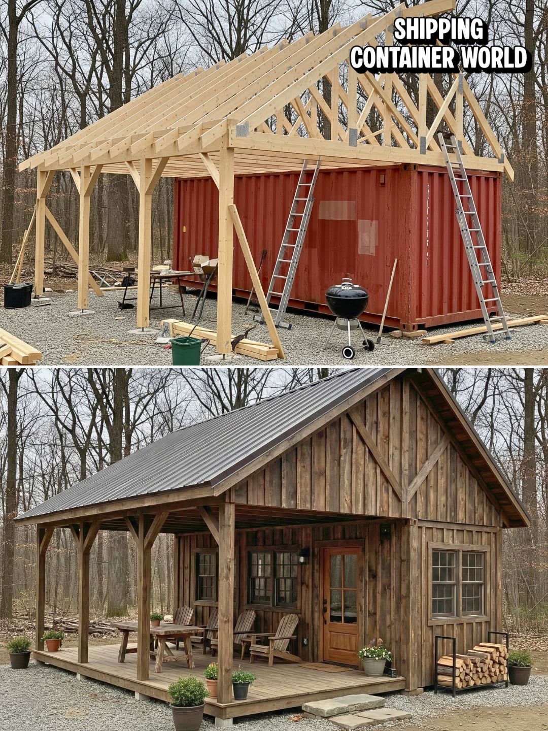 Shipping - Don't Just Clad It—Build OVER It! That massive overhang ...