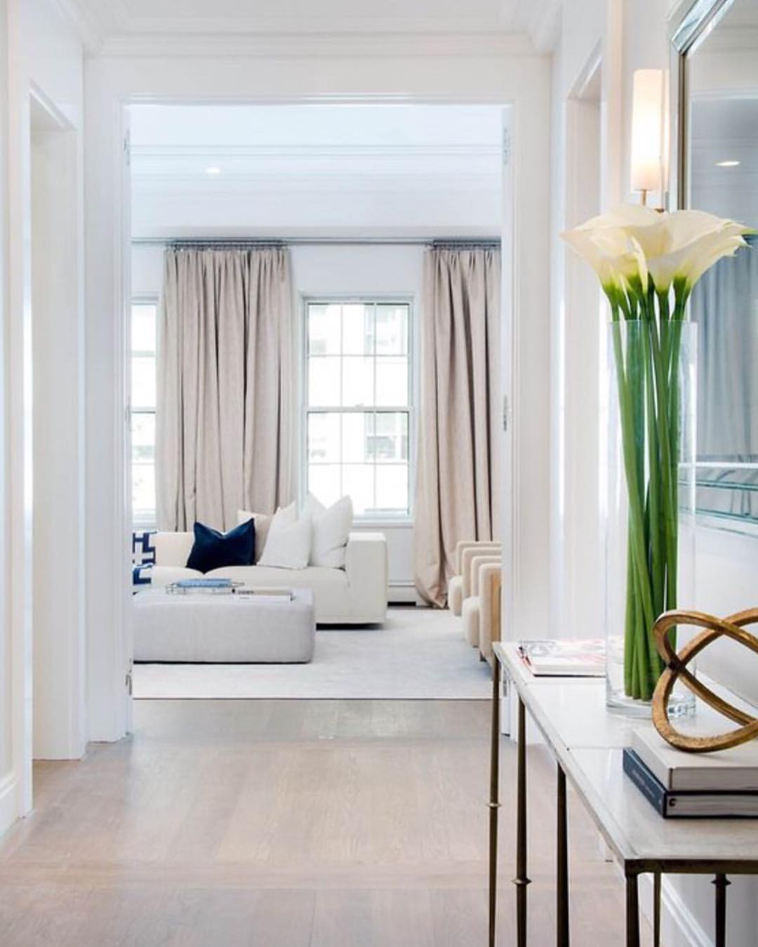 The Style Project - Clean line, neutrals, timeless. #living room # ...