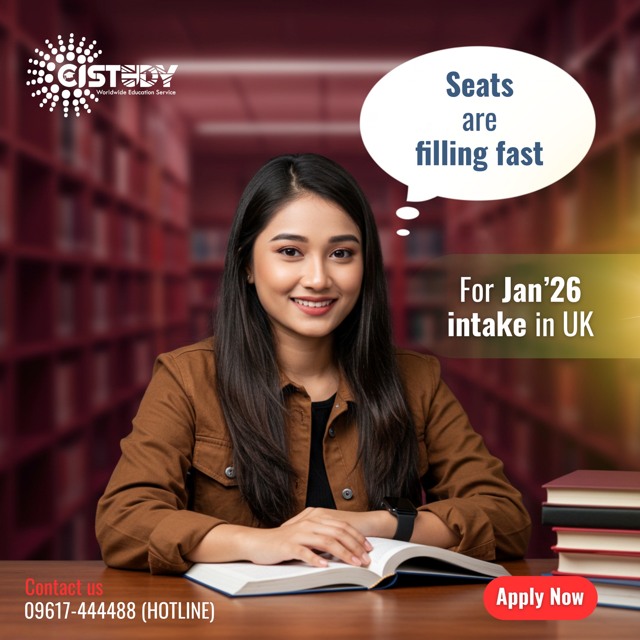 Cistudy - The January 2026 UK intake is now open, and seats are filling ...