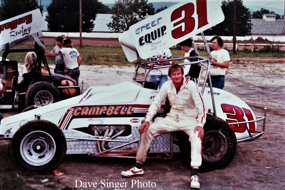 Nazareth - Paul Rochelle #31 URC sprint car Bedford 1982. Dave Singer ...