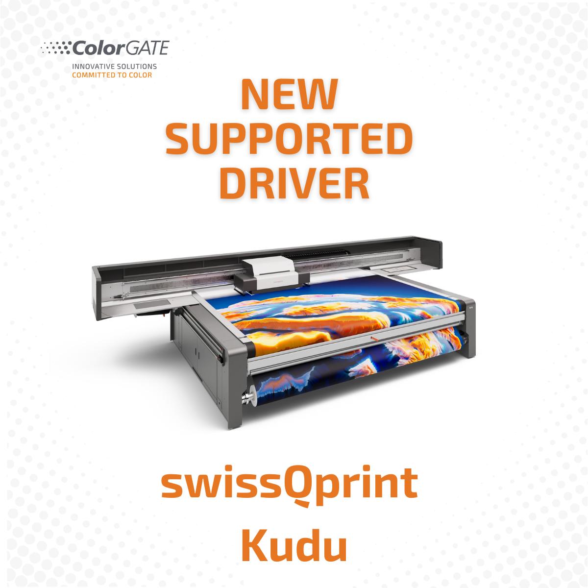 Colorgate - 🚀 Another Supported Driver Added: swissQprint... | Facebook