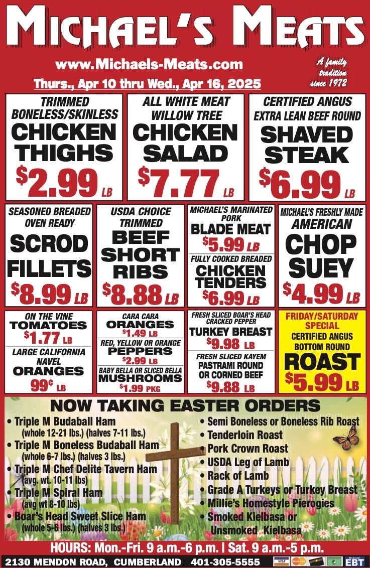 Michael's Meats - Our Weekly Specials April 10th thru... | Facebook