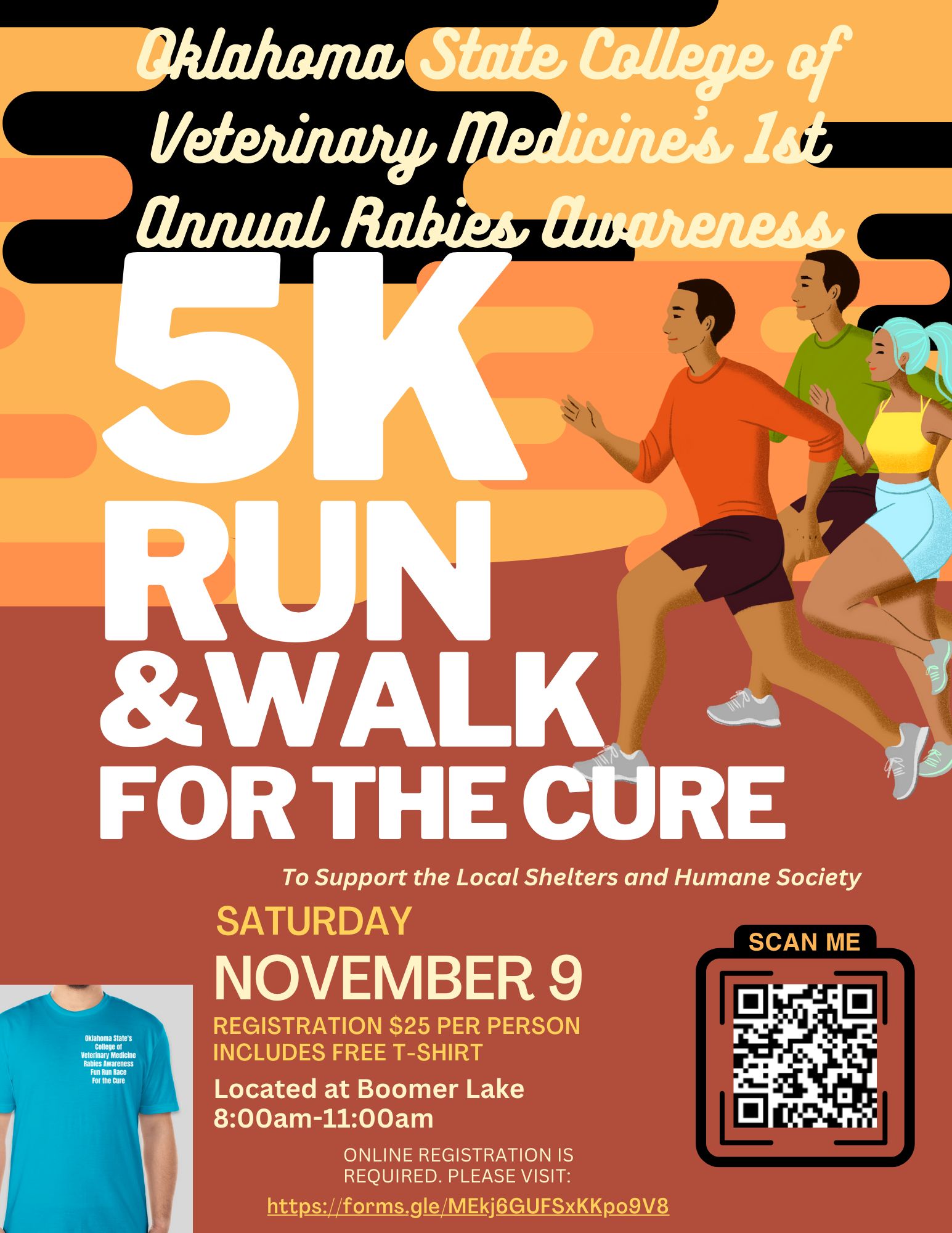Oklahoma State CVM Rabies Fun Run
