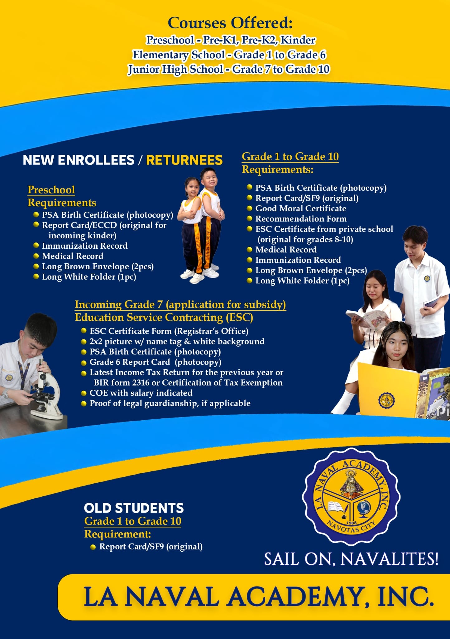 La Naval Academy - Student Learner Government | Navotas