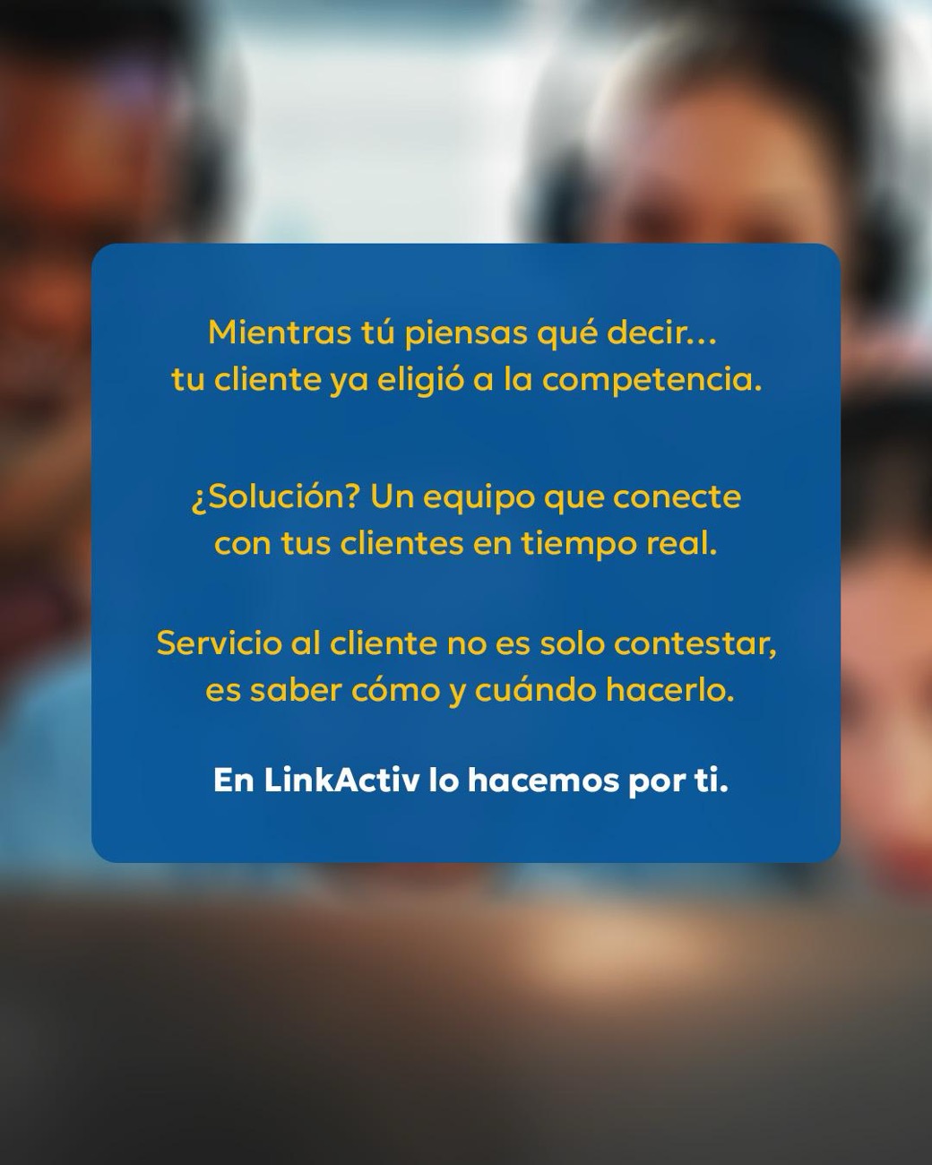 LinkActiv Group - 📱 El tiempo de respuesta lo es TODO en... | Facebook