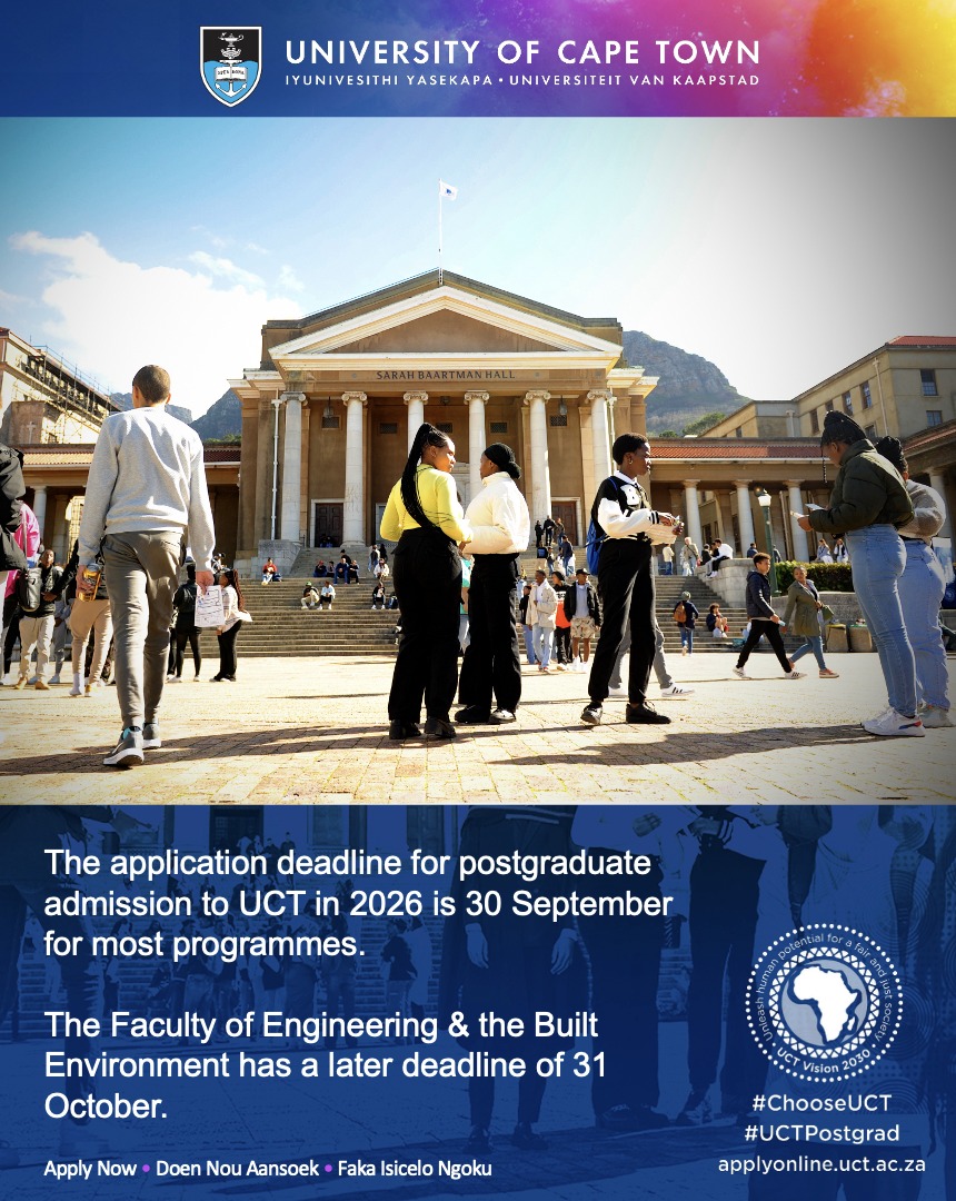 University of Cape Town added a... - University of Cape Town
