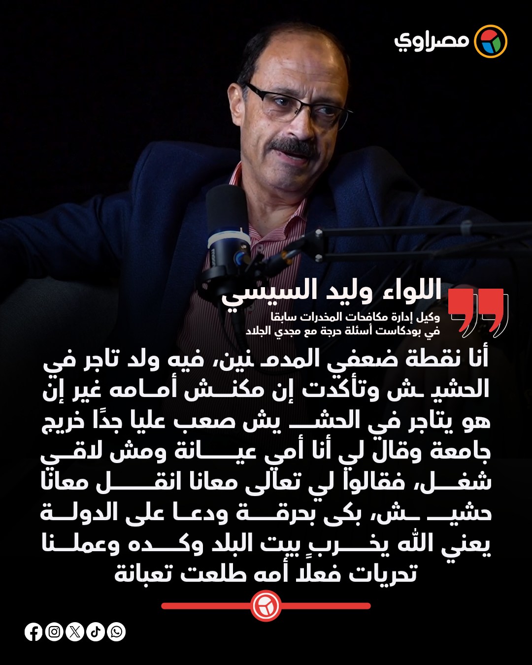 مصراوي Masrawy - اللواء وليد السيسي: 
