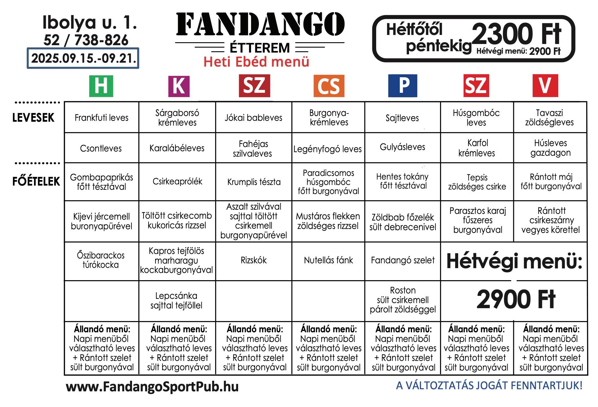 Fandango Étterem - Egyél FÉLÁRON mindennap, 15 órától zárásig. ★ GYROS ...