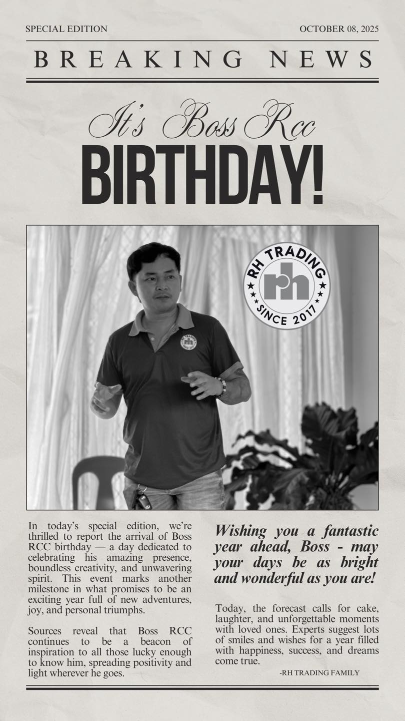 RH - Happiest Birthday to our Boss RCC! The visionary, the leader, and ...