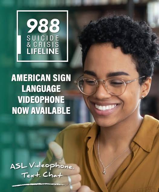 988 Suicide & Crisis Lifeline now has American Sign Language videophone ...